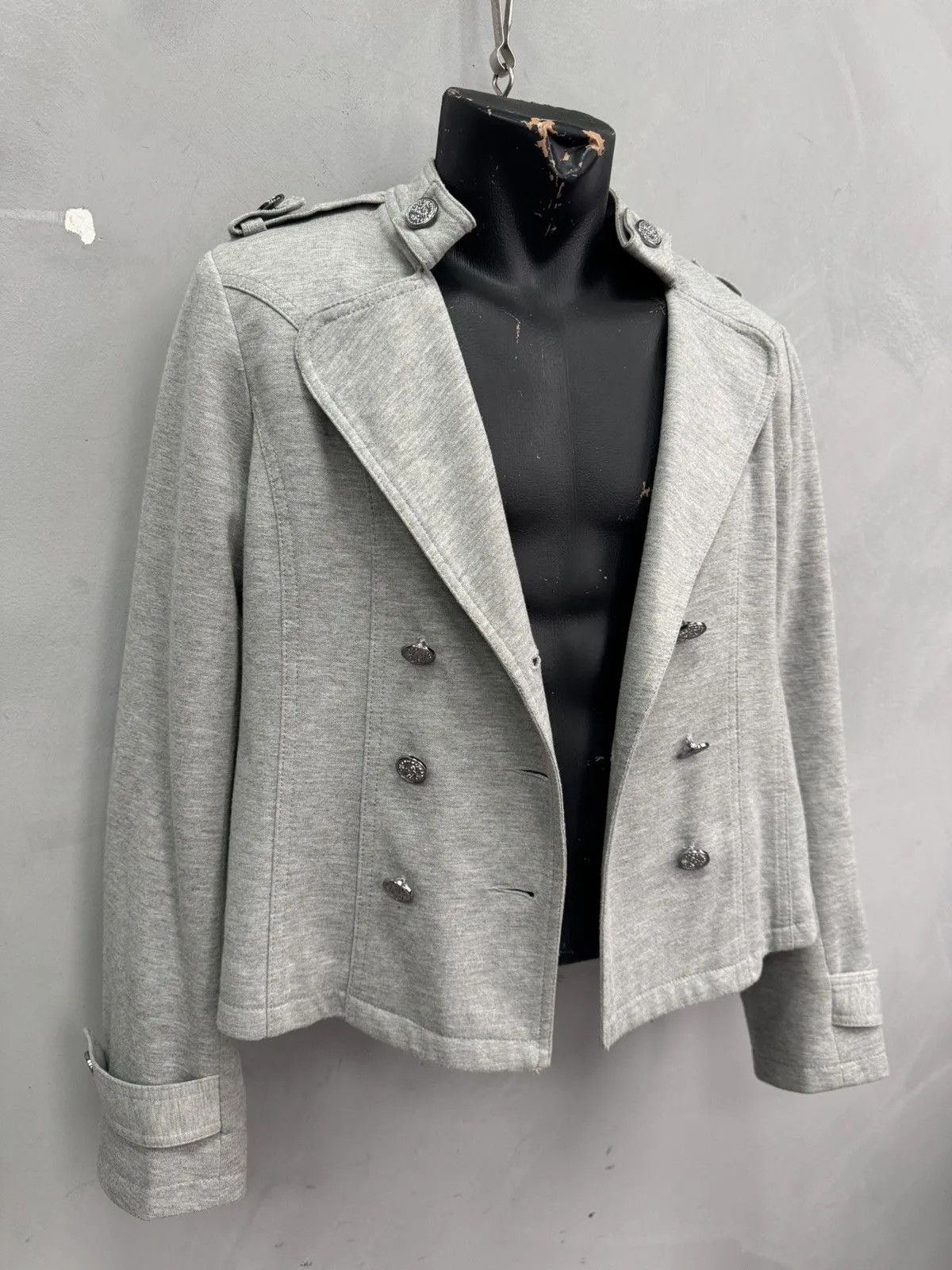Issey Miyake Wow😻Vintage Napoleon Jacket Cropped Hype Military LGB Y2K Size US M / EU 48-50 / 2 - 11 Thumbnail