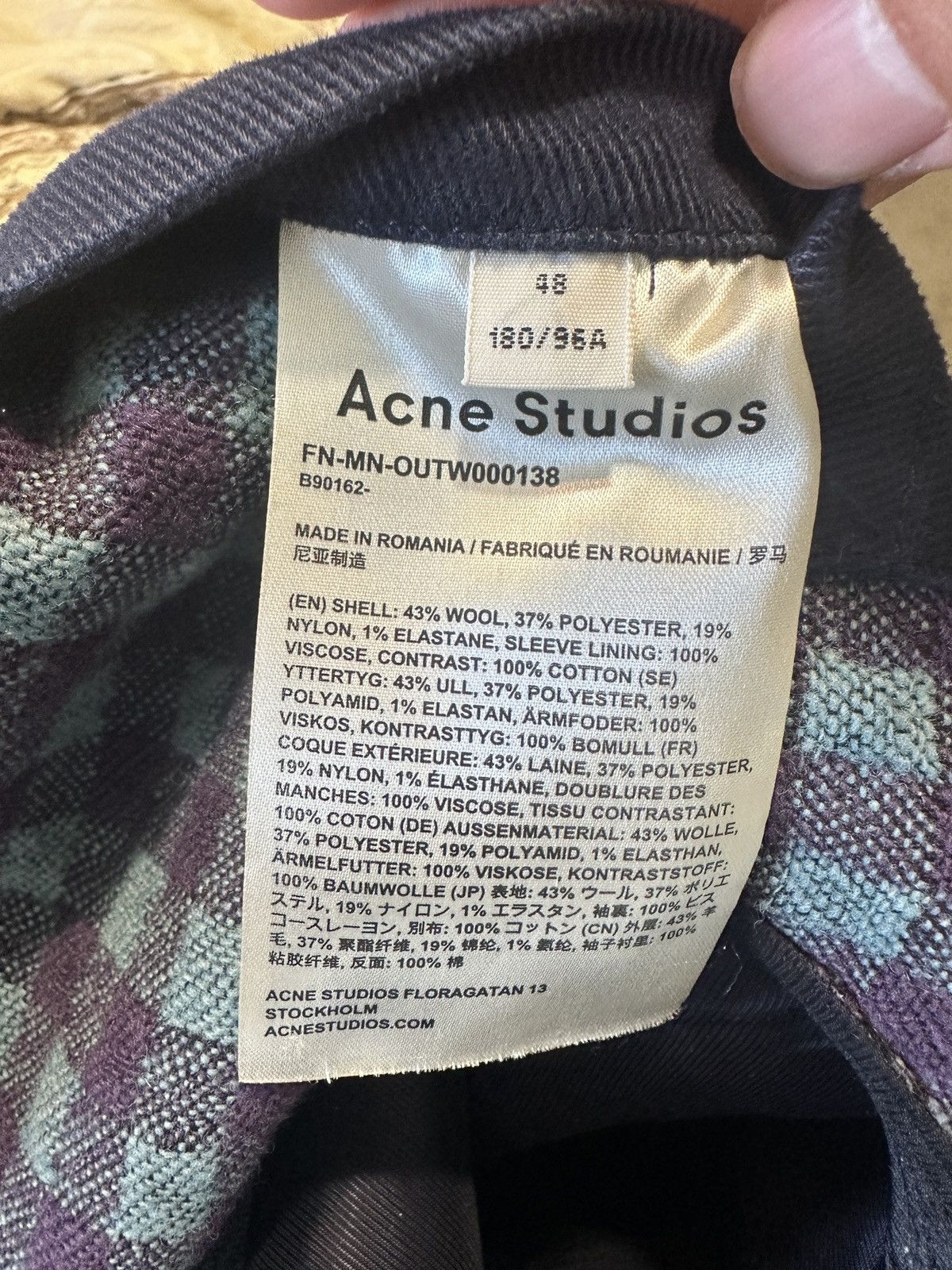 Acne Studios Acne Studios Wool Shirt Jacket Size US L / EU 52-54 / 3 - 4 Thumbnail