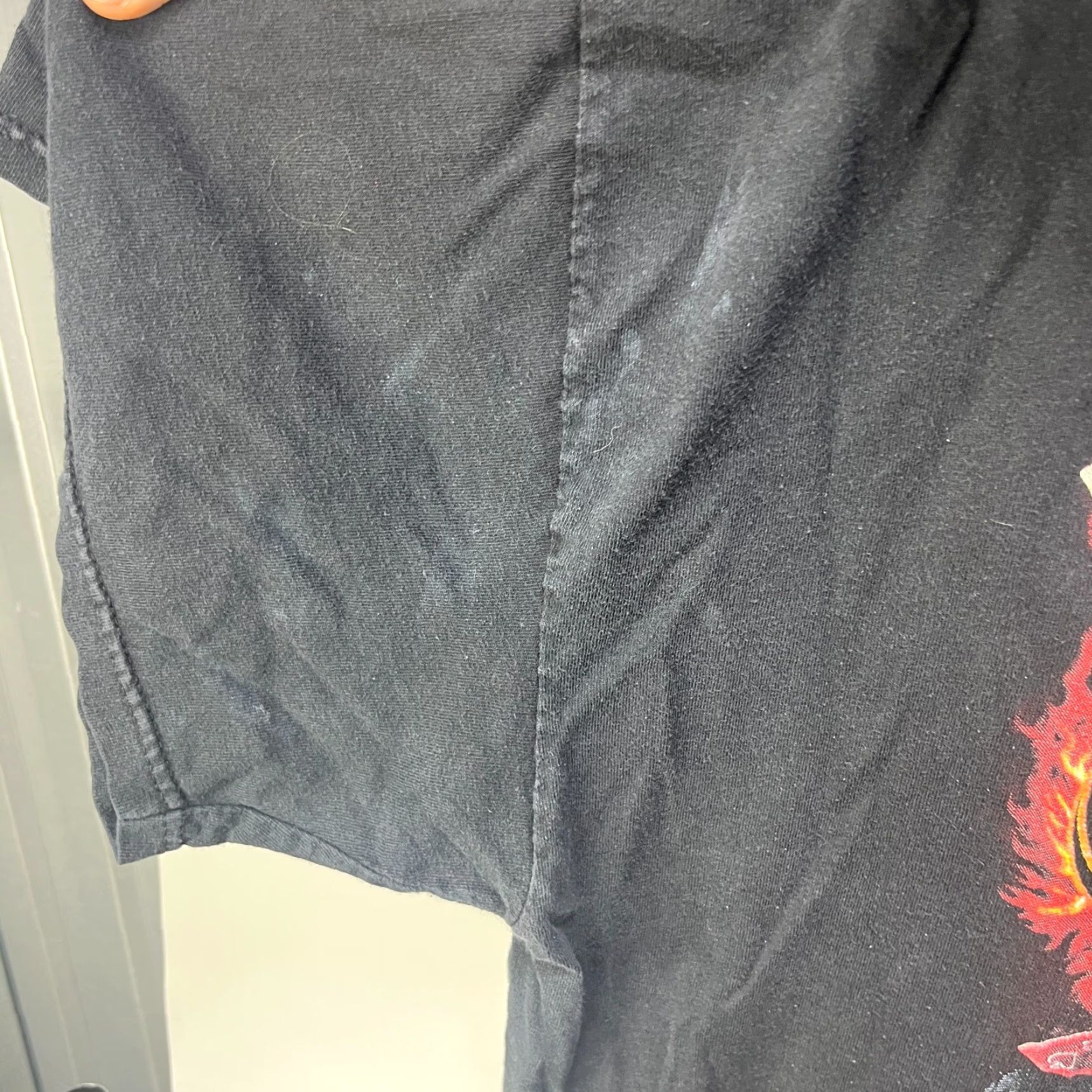 Vintage VINTAGE Motorcycle T Shirt 2XL Black Men Short Sleeve Crew Neck Choppers Sturgis Flame Biker Shirt Vintage Theme Size US XXL / EU 58 / 5 - 4 Thumbnail