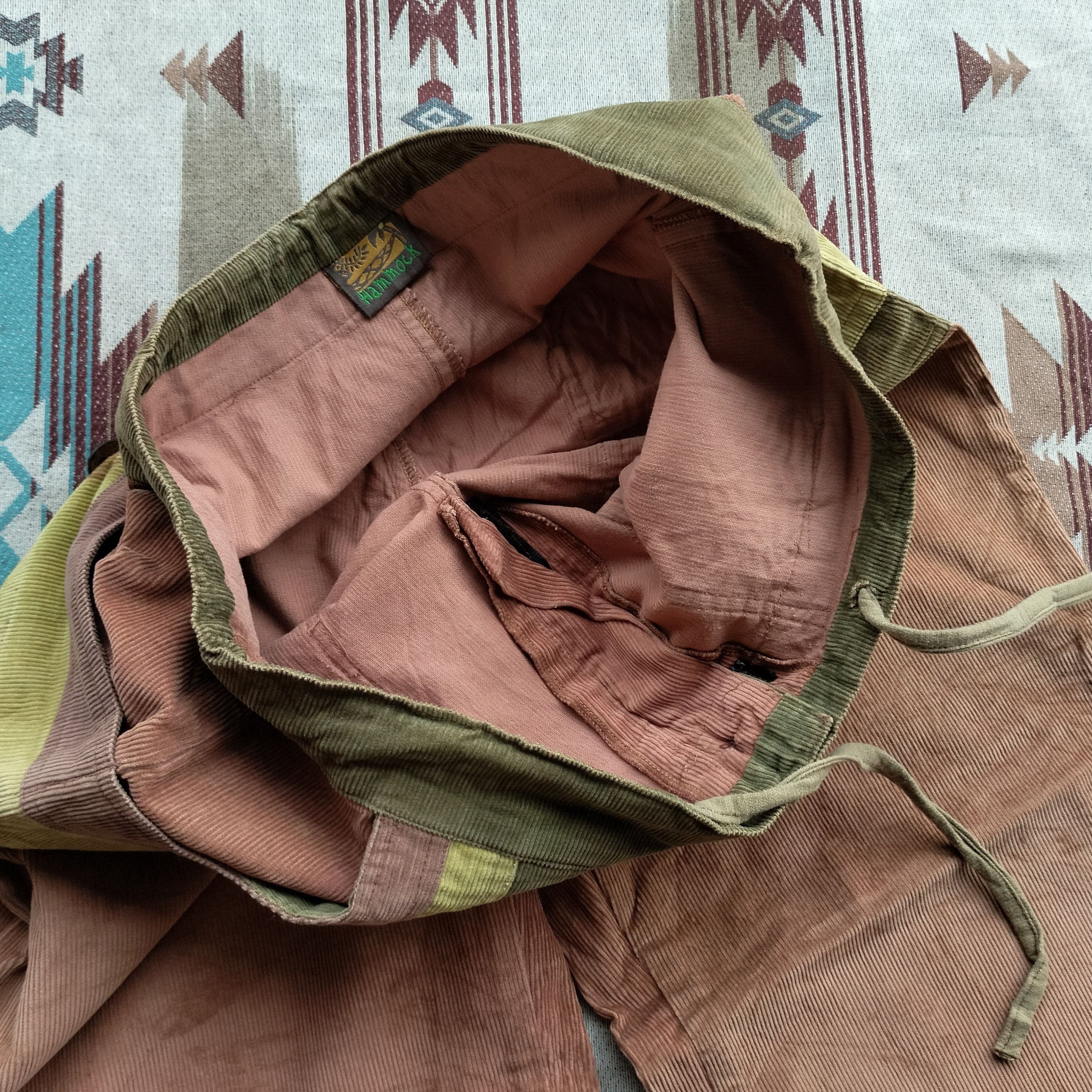 Vintage Vintage Nepal Hammock super wide leg corduroy pants Size US 37 - 9 Thumbnail