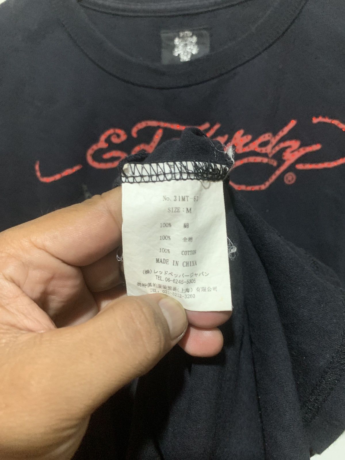 Ed Hardy ⚡️RARE⚡️ Ed Hardy X Red Pepper Faith Hope Charity Tee Size US M / EU 48-50 / 2 - 11 Thumbnail