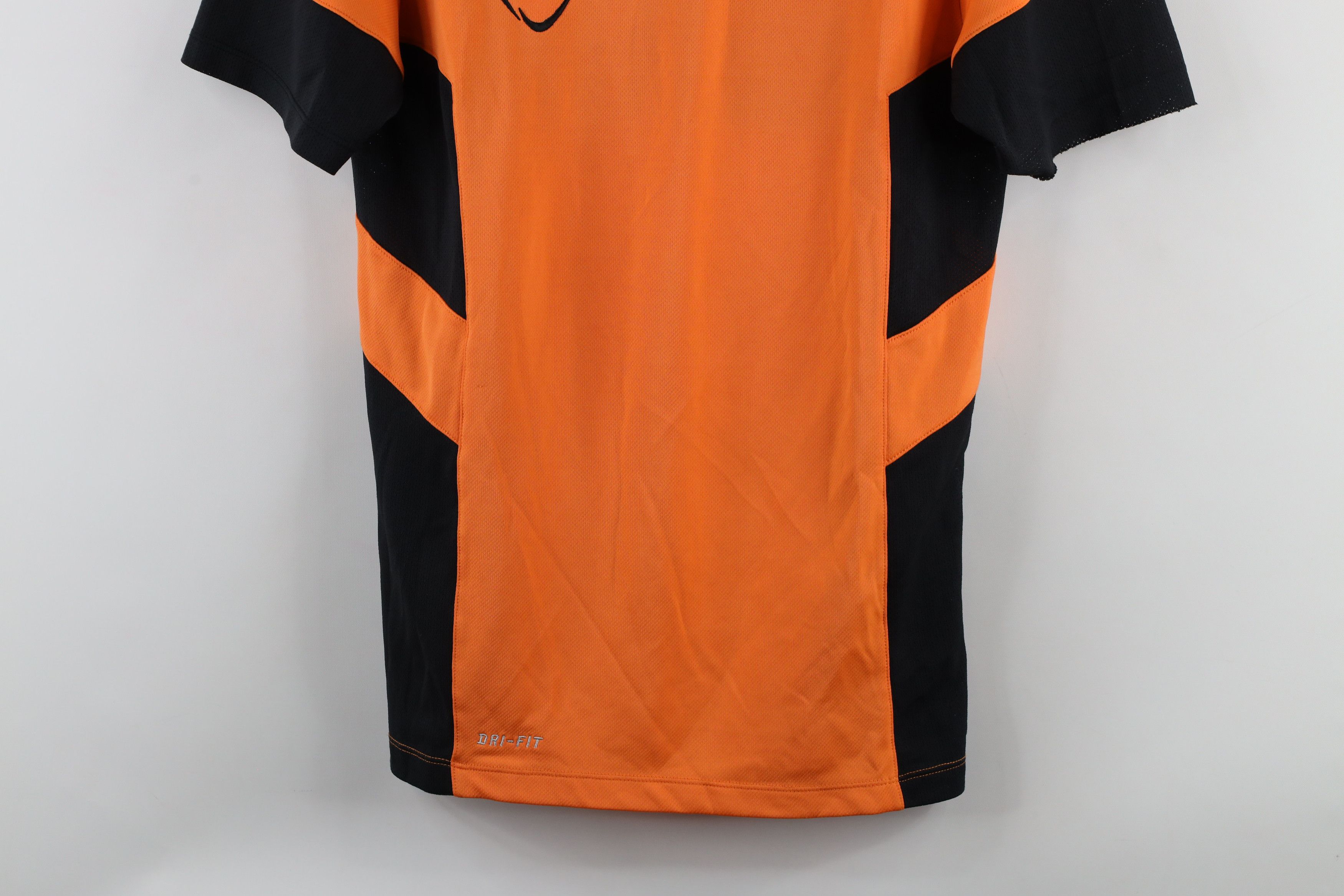 Nike × Vintage Vintage Nike Total 90 Mini Swoosh Distressed Soccer Jersey Size US S / EU 44-46 / 1 - 3 Thumbnail