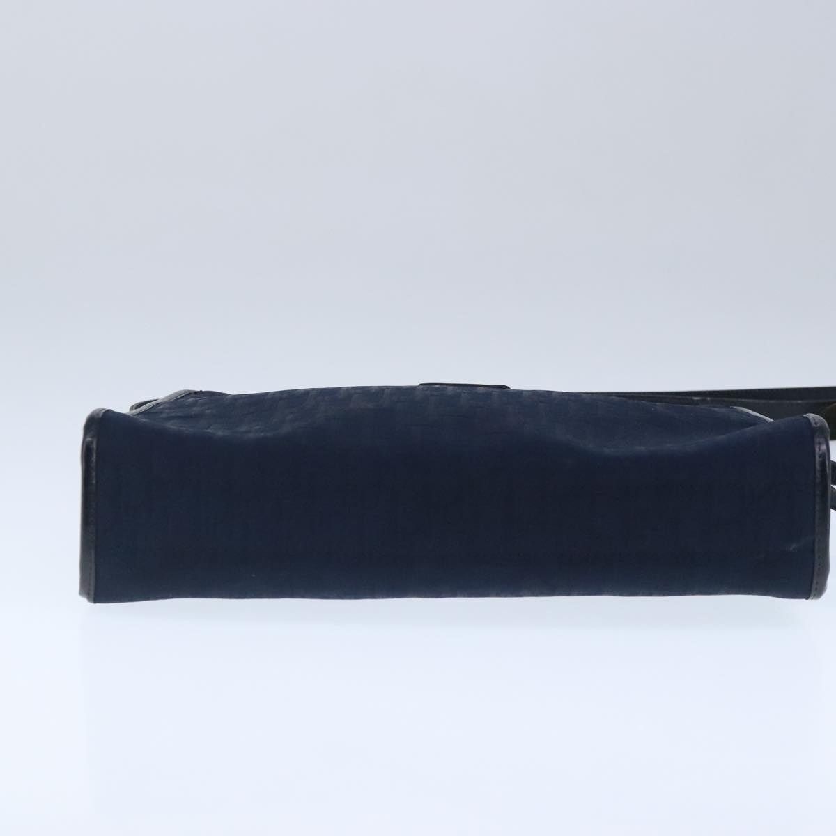 Dior DIOR Trotter Canvas Shoulder Bag Navy Gold Size ONE SIZE - 9 Thumbnail