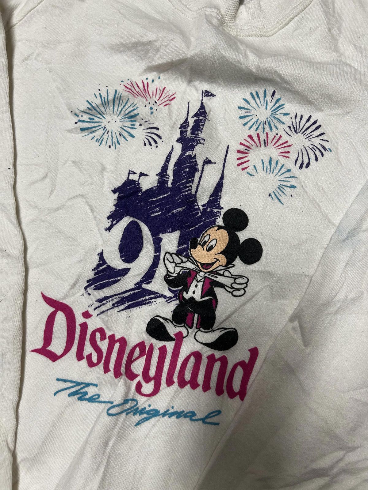 Disney Vintage Disneyland Mickey Mouse Sweatshirt Size US XL / EU 56 / 4 - 2 Thumbnail