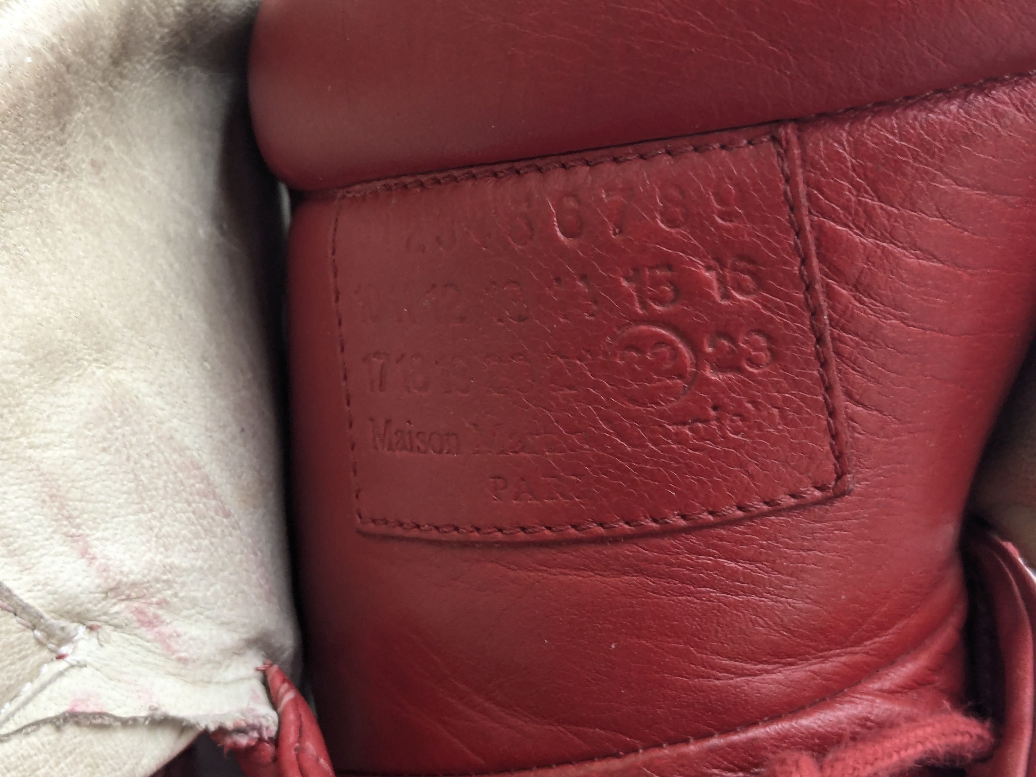 Maison Margiela Maison Margiela Future Red Leather High Top 9 42 Sneakers Size US 9 / EU 42 - 6 Thumbnail
