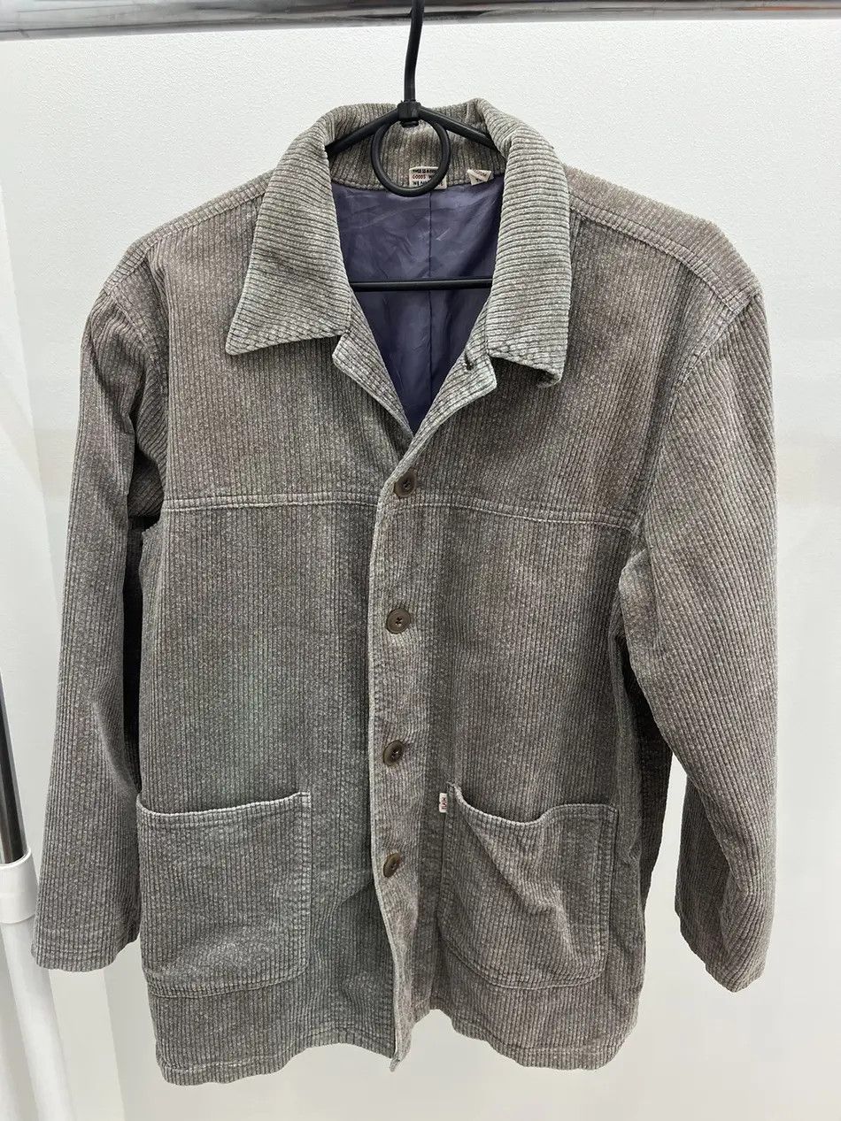 Japanese Brand Flash Jeans Corduroy Velvet Work Pocket Blazer Jacket Size US M / EU 48-50 / 2 - 1 Thumbnail