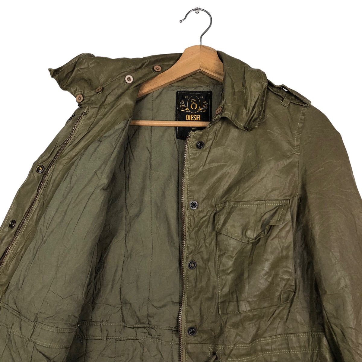 Diesel 🔥BIKER JACKET SOFT LEATHER BONDAGE PARACHUTE DIESEL Size US XS / EU 42 / 0 - 12 Thumbnail