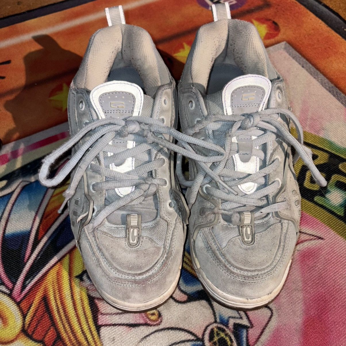 Vintage Rare Globe CT-IV Chet Thomas Light Blue Skate Shoes