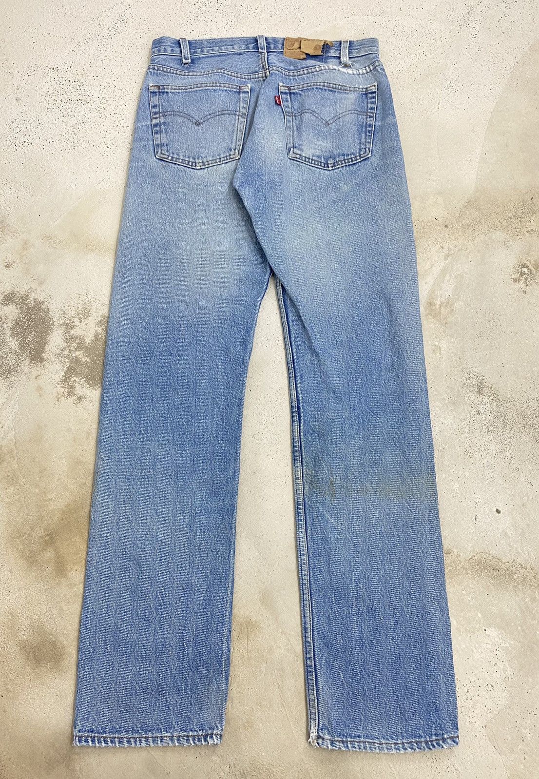 Japanese Brand × Levi's × Vintage Vintage 80s Levis 501 Denim Button Fly 546 Light Blue Size US 30 / EU 46 - 2 Thumbnail