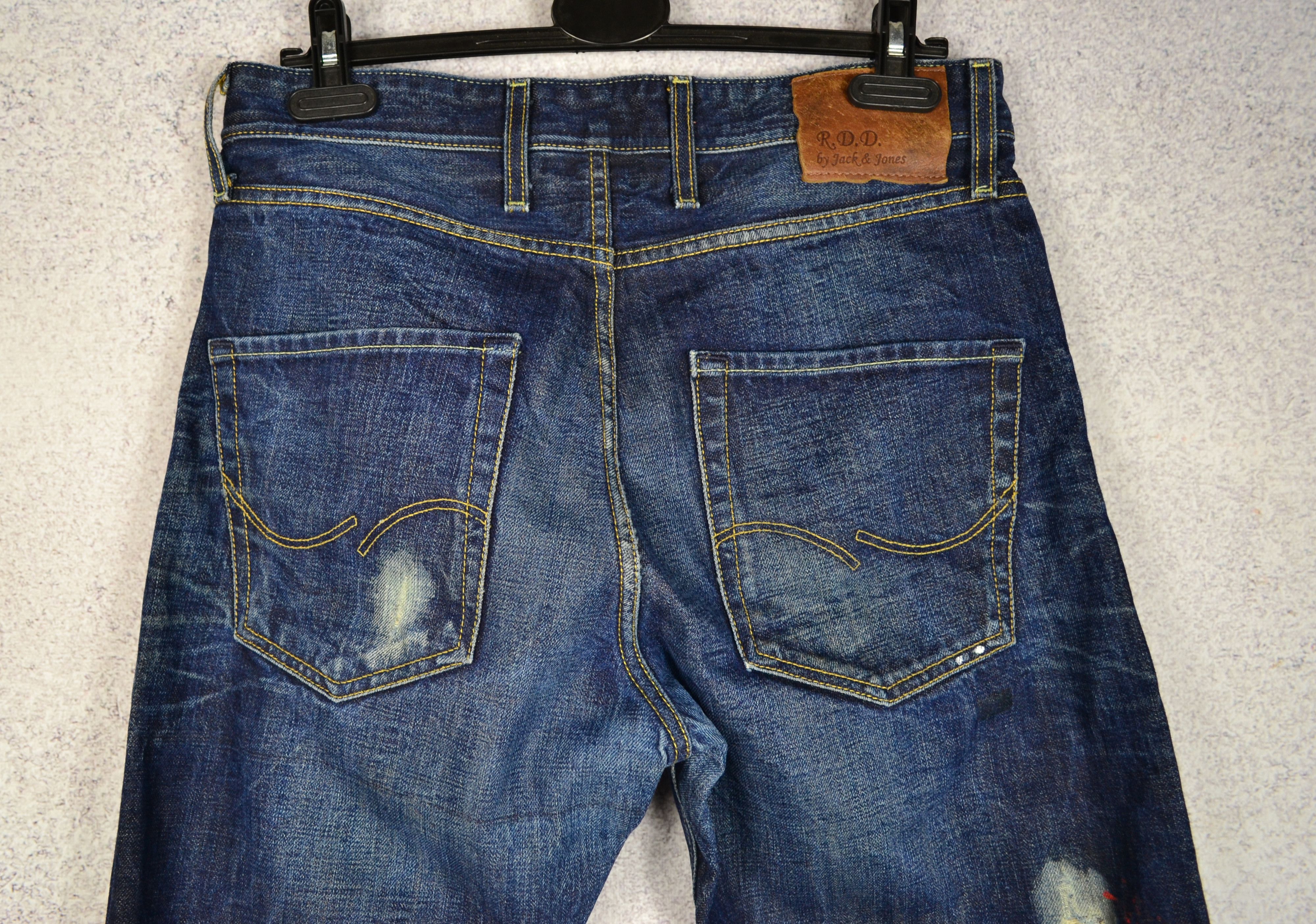 Jack & Jones RDD Royal Denim Division Distressed Selvedge Denim Size US 32 / EU 48 - 14 Thumbnail
