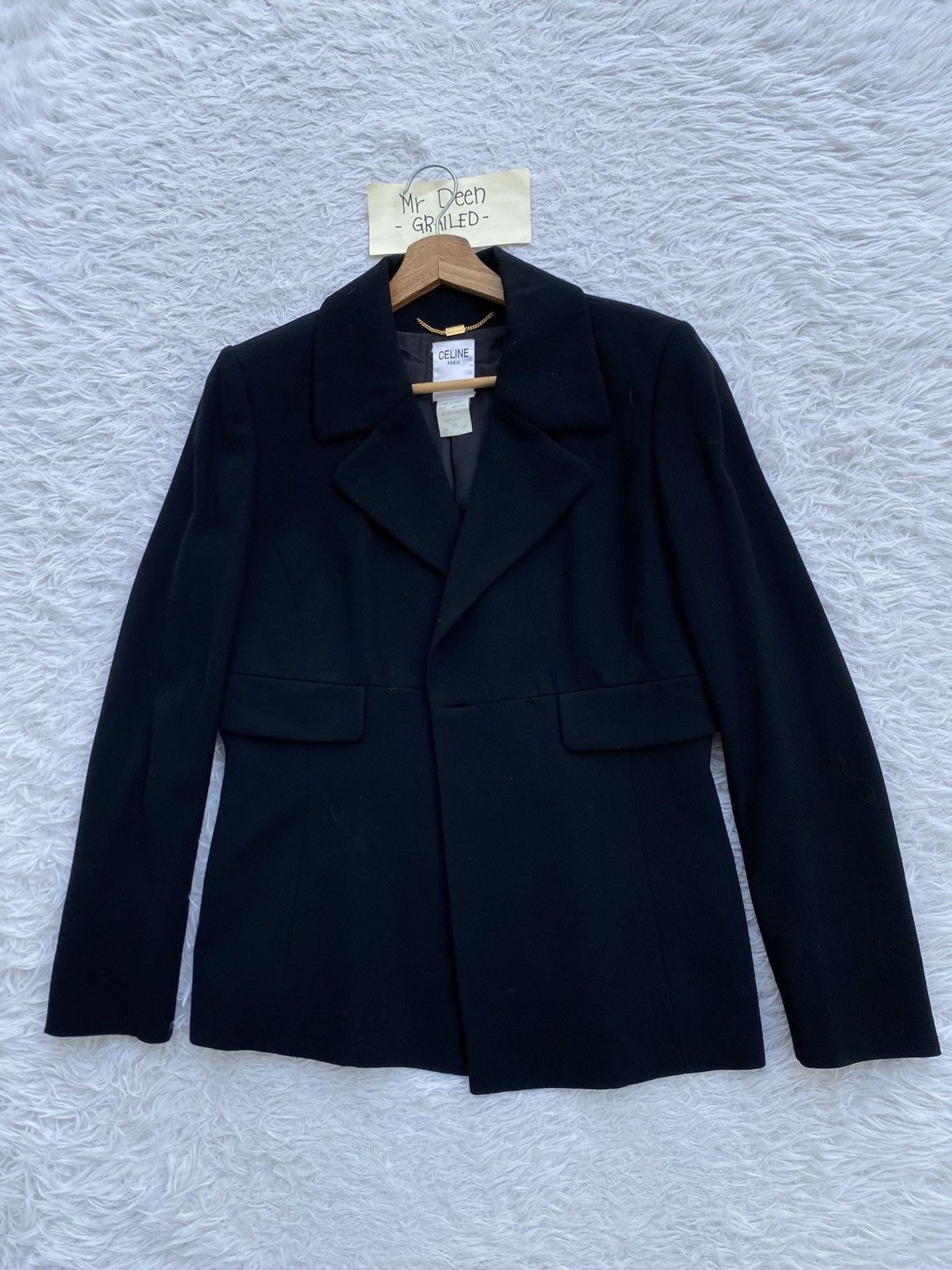 Celine Rare Vintage CELINE Blazer / Women Coat Size M / US 6-8 / IT 42-44 - 4 Thumbnail