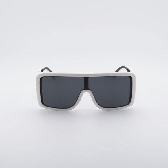 Dolce & Gabbana Dolce & Gabbana DG6204 331287 Sunglasses White Shield Frame Size ONE SIZE - 2 Thumbnail