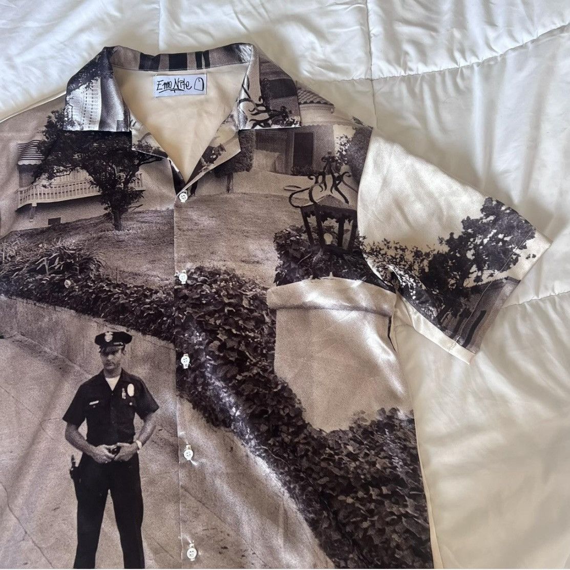 Other Emo Nite Police Short Sleeve Button Up Size US M / EU 48-50 / 2 - 3 Thumbnail
