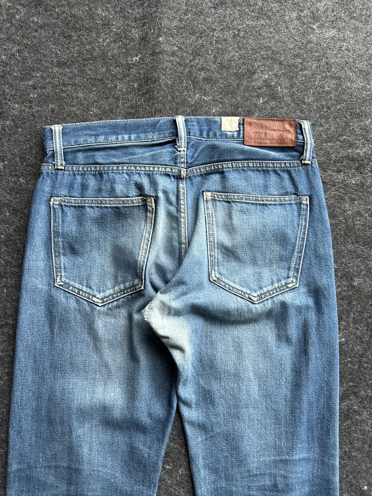 Journal Standard × KOJIMA GENES Vintage Relume Journal Standard Redline Faded Denim D414 Size US 33 - 7 Thumbnail