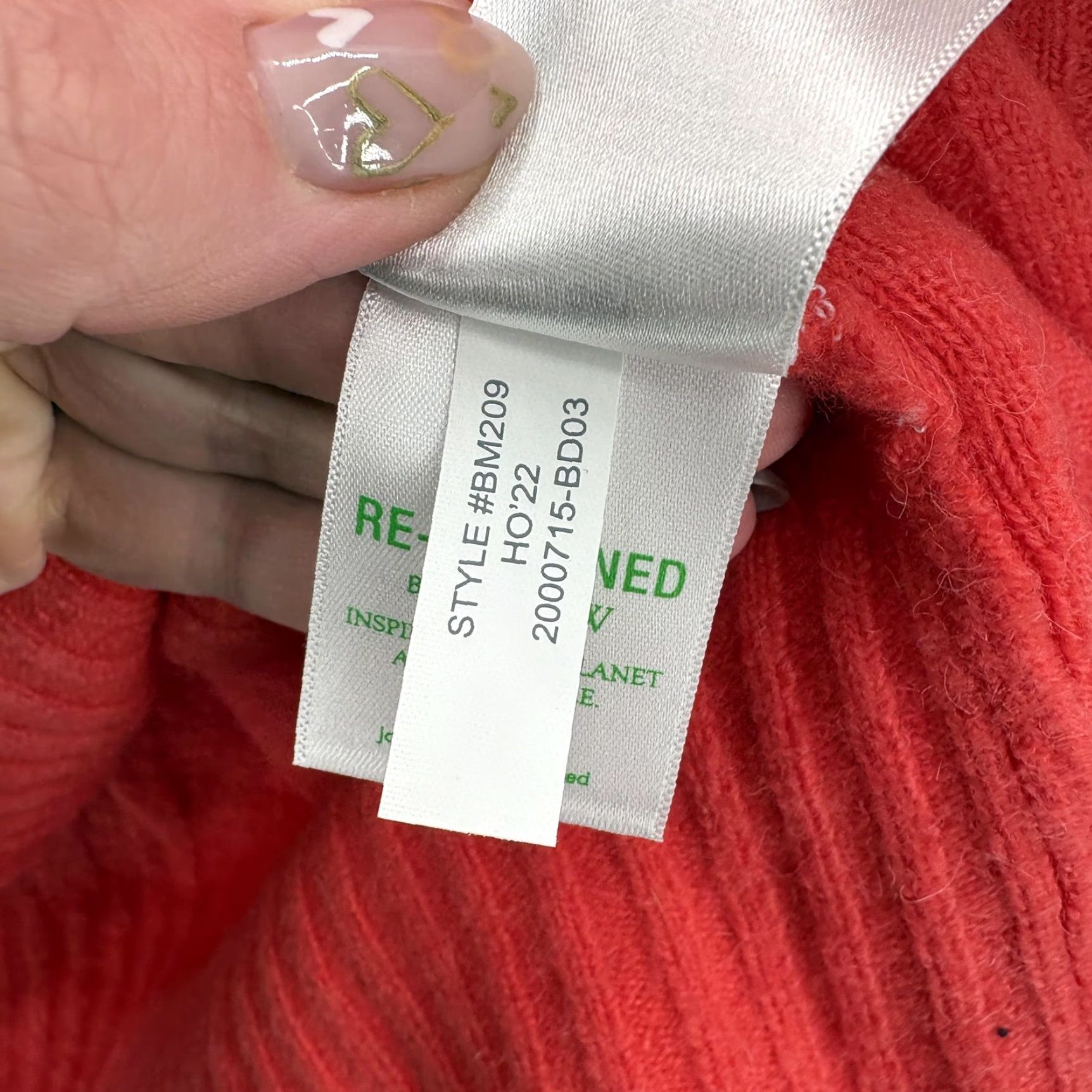 J.Crew J Crew Sweater Womens XL Red Mock Neck Ribbed Merino Alpaca Soft Knit Pullover Size XL / US 12-14 / IT 48-50 - 5 Thumbnail