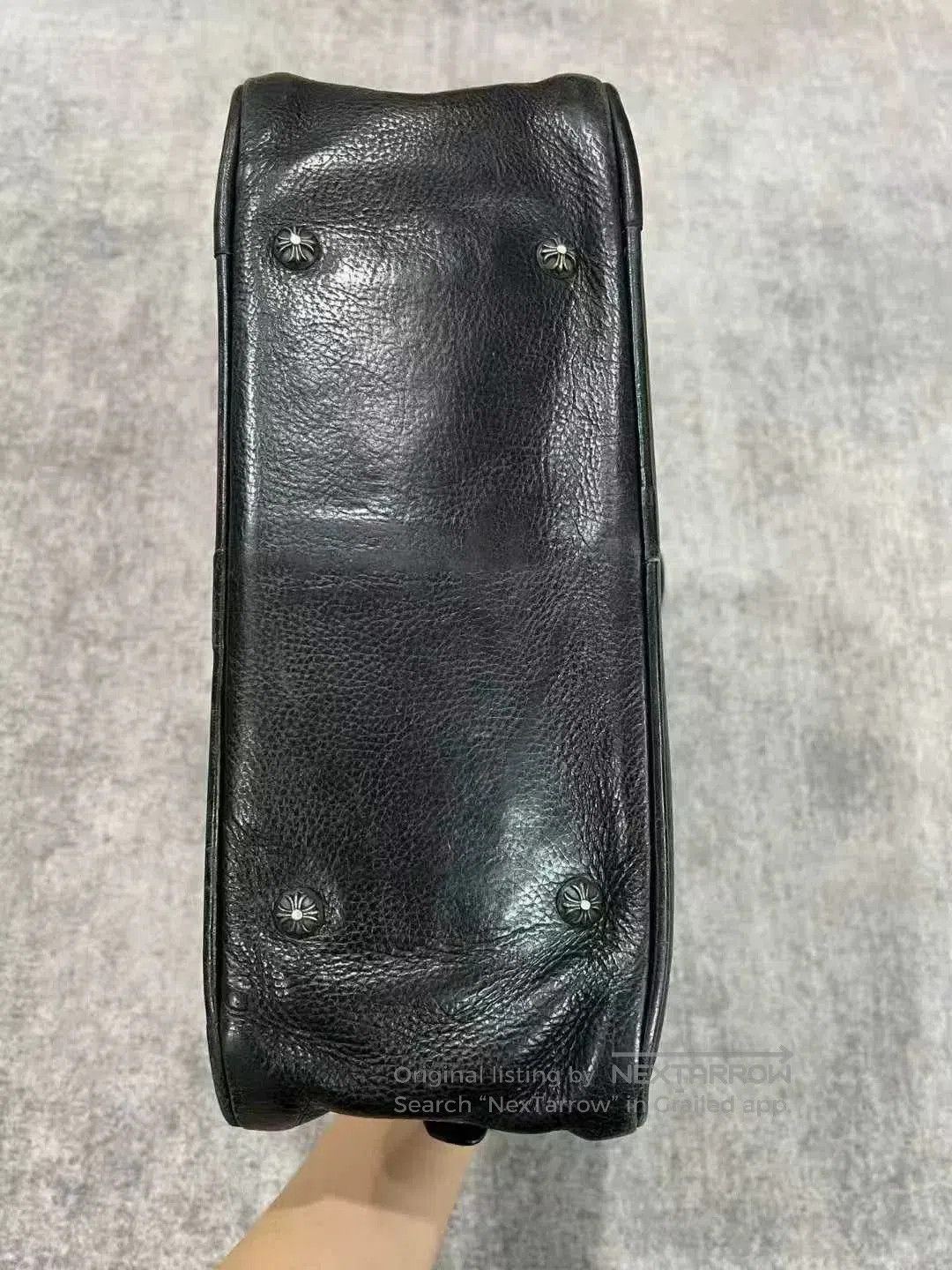 Chrome Hearts chrome hearts black leather bowling bag. Size ONE SIZE - 4 Thumbnail