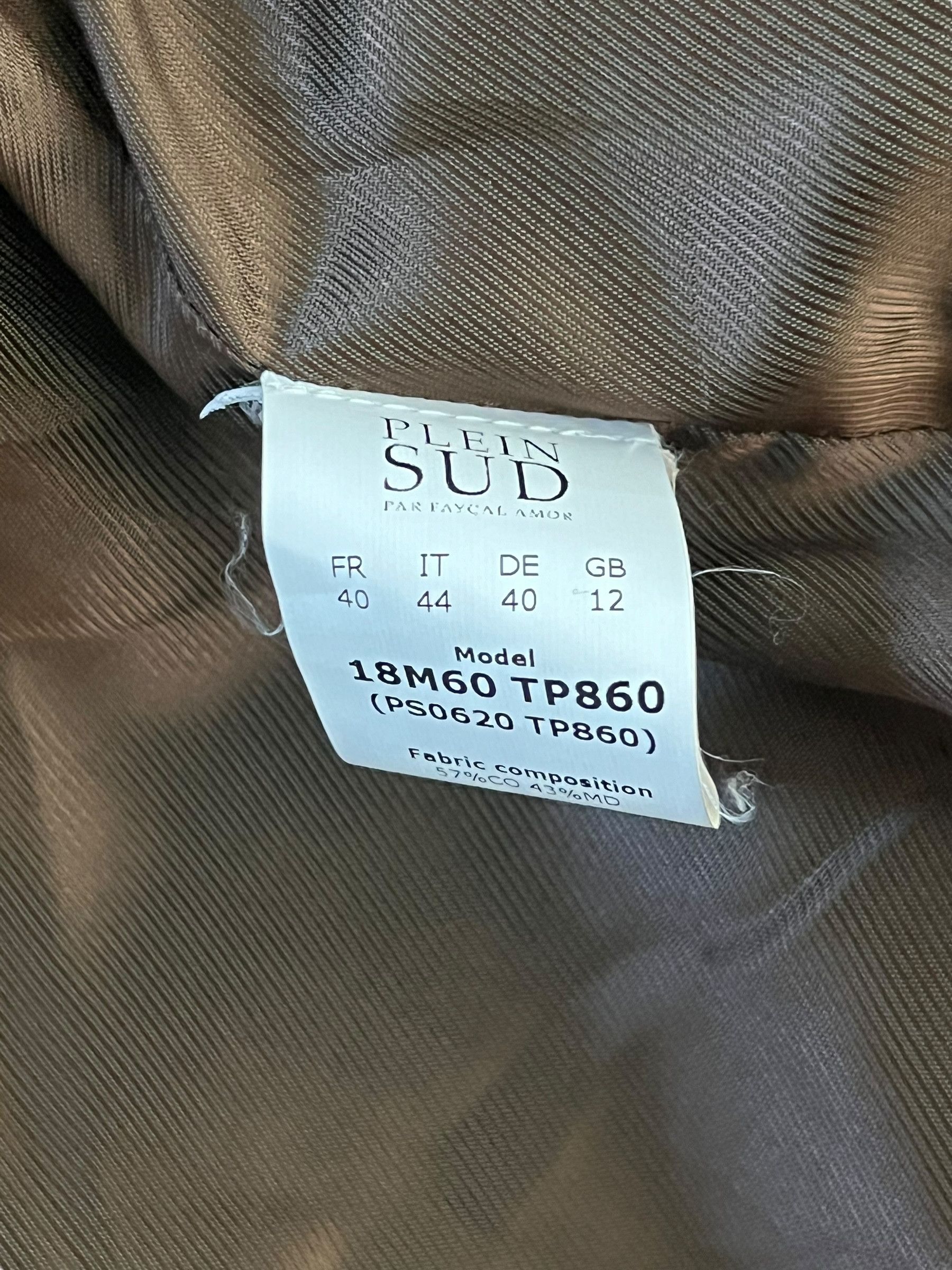 plein sud Plein Sud by Fayçal Amor Satin & Coyote Coat Size L / US 10 / IT 46 - 6 Thumbnail