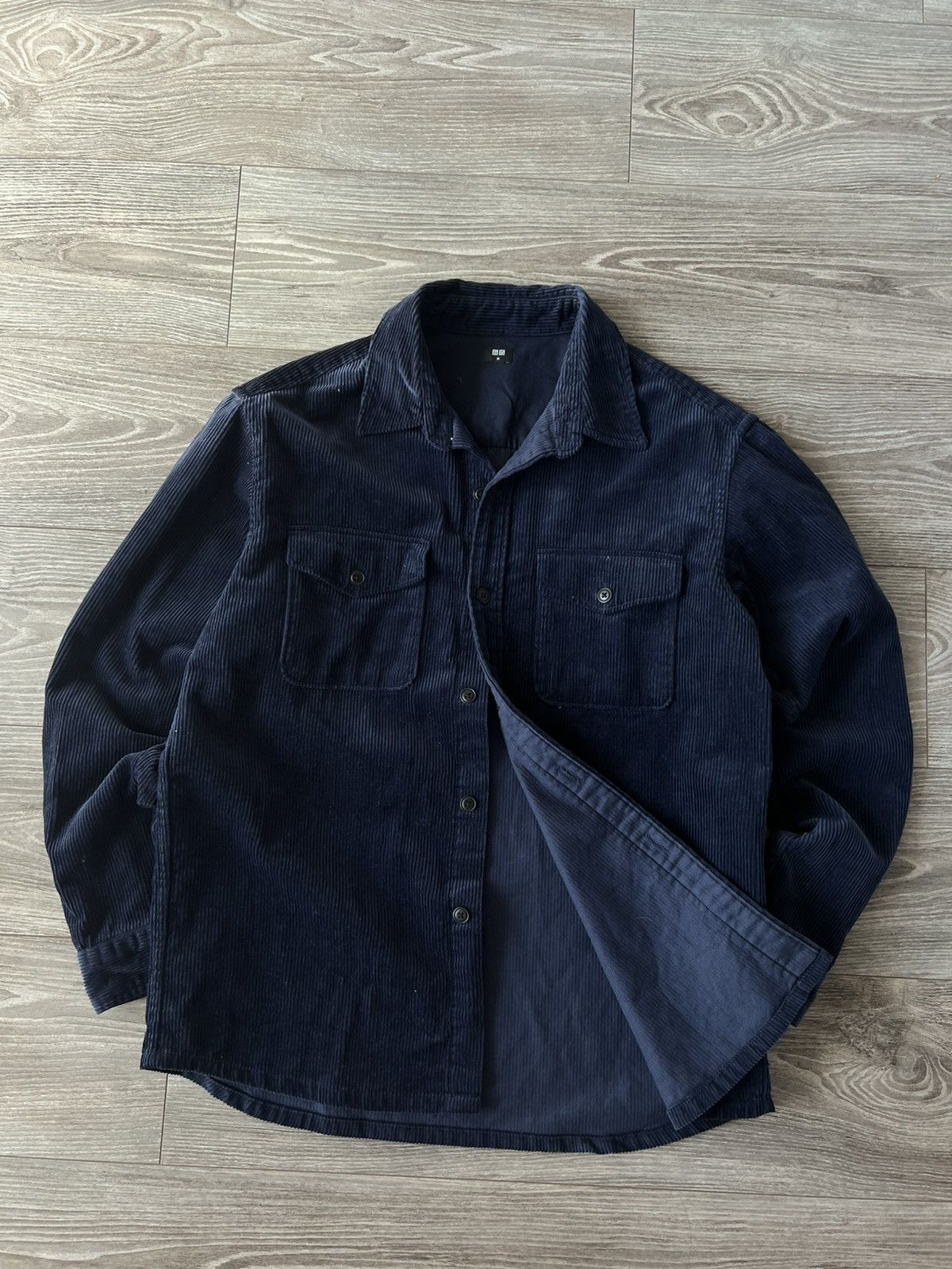 Japanese Brand × Uniqlo ‼️Uniqlo Avant Garde Welur Cotton Streetwear Flannel Coat‼️ Size US M / EU 48-50 / 2 - 9 Thumbnail