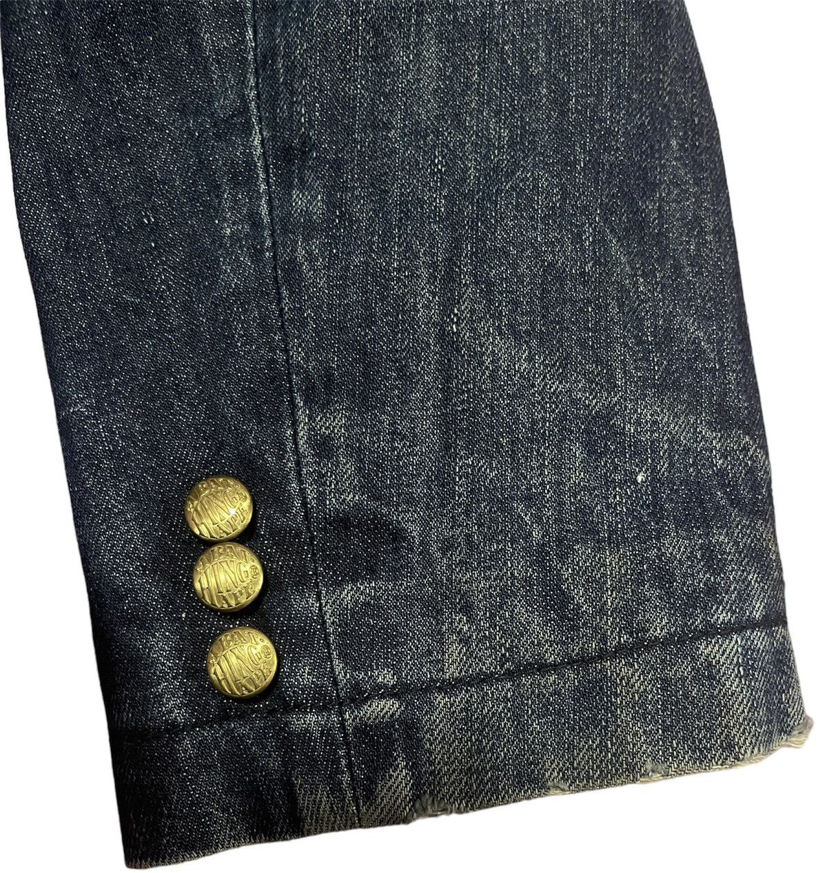 Bape 🔥RARE🔥A BATHING APE JACKET DENIM BIG LOGO JAPAN Size US M / EU 48-50 / 2 - 12 Thumbnail