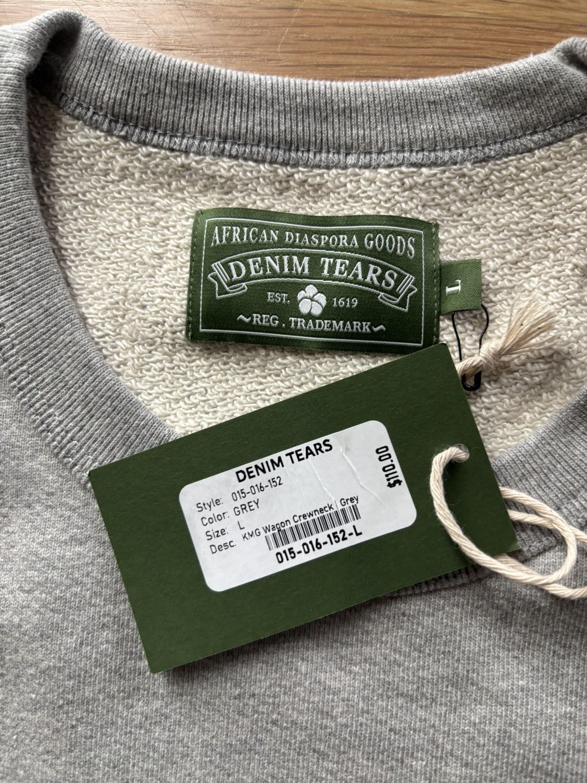 DENIM TEARS Stussy x Denim Tears Giant Fruit Crewneck Size US L / EU 52-54 / 3 - 8 Thumbnail