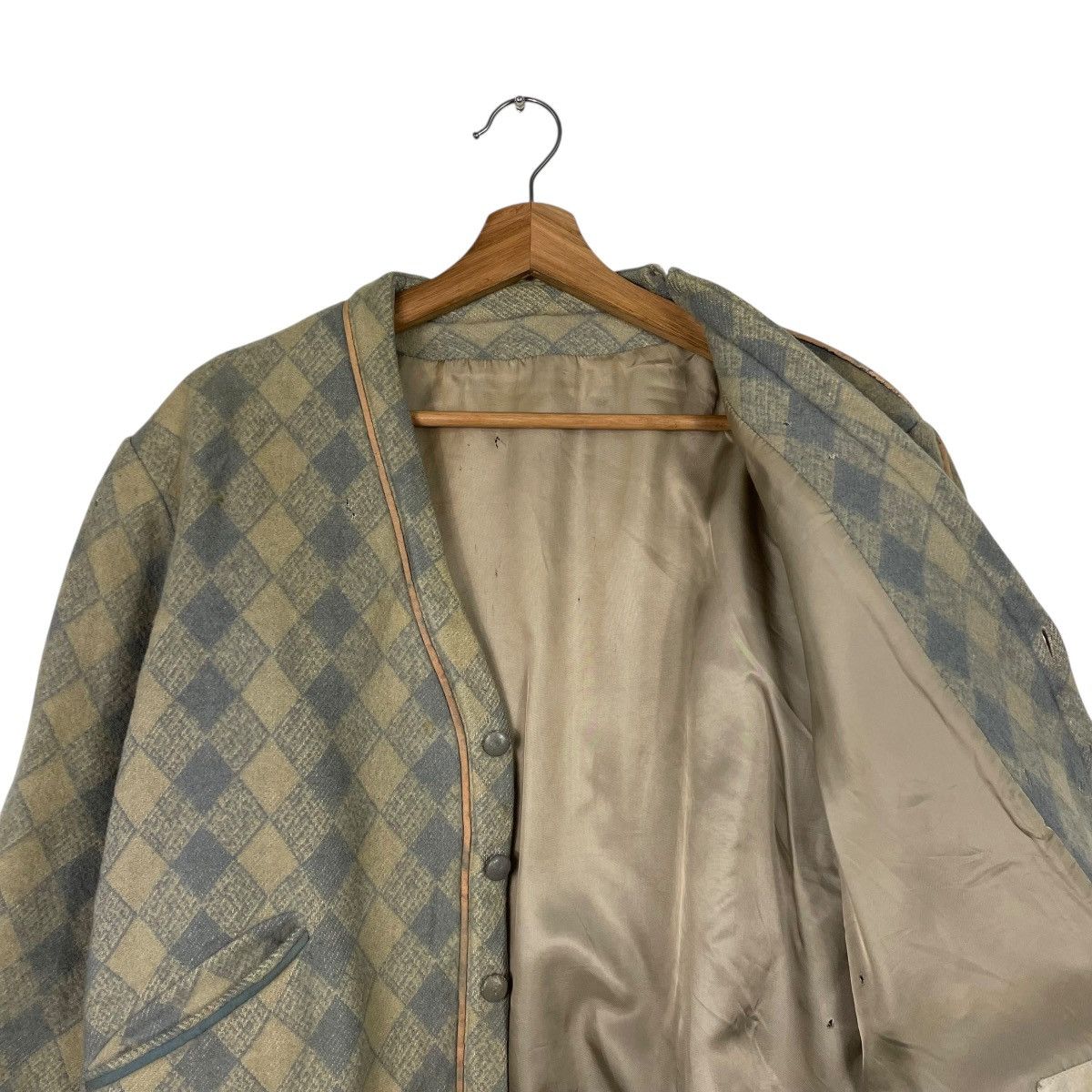 BIGI Men's Bigi Argyle Cardigan Jacket Size US M / EU 48-50 / 2 - 10 Thumbnail