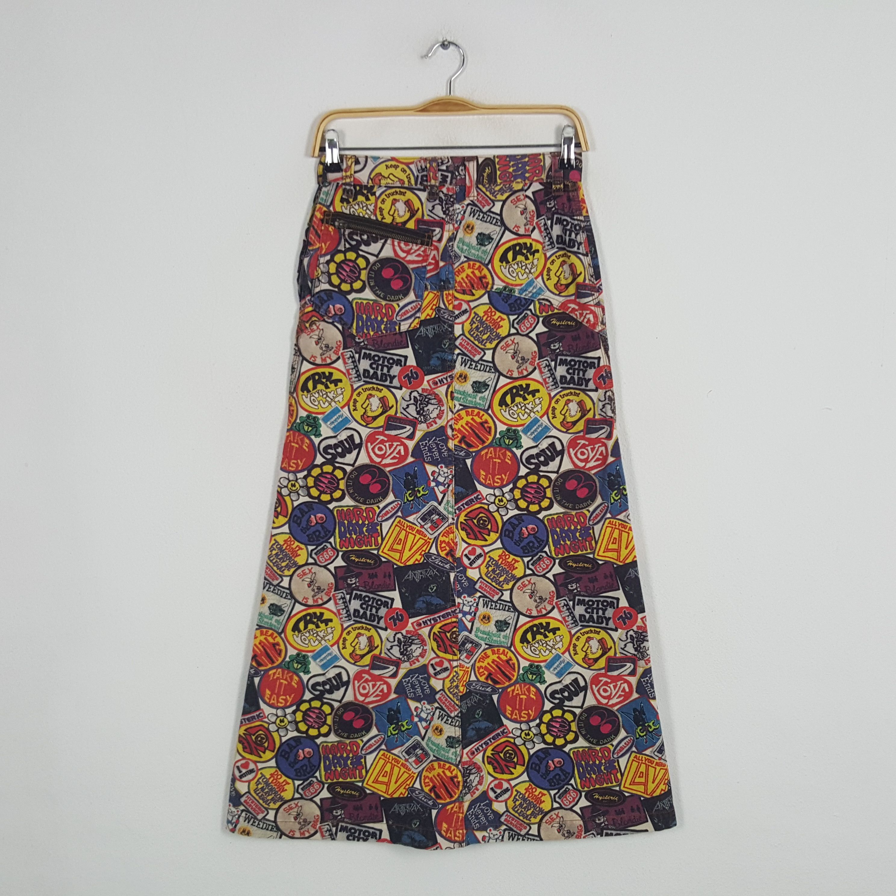 Hysteric Glamour × Vintage Vintage Hysteric Glamour Japanese Brand Fullprint Skirts Size 26" / US 2 / IT 38 - 4 Thumbnail