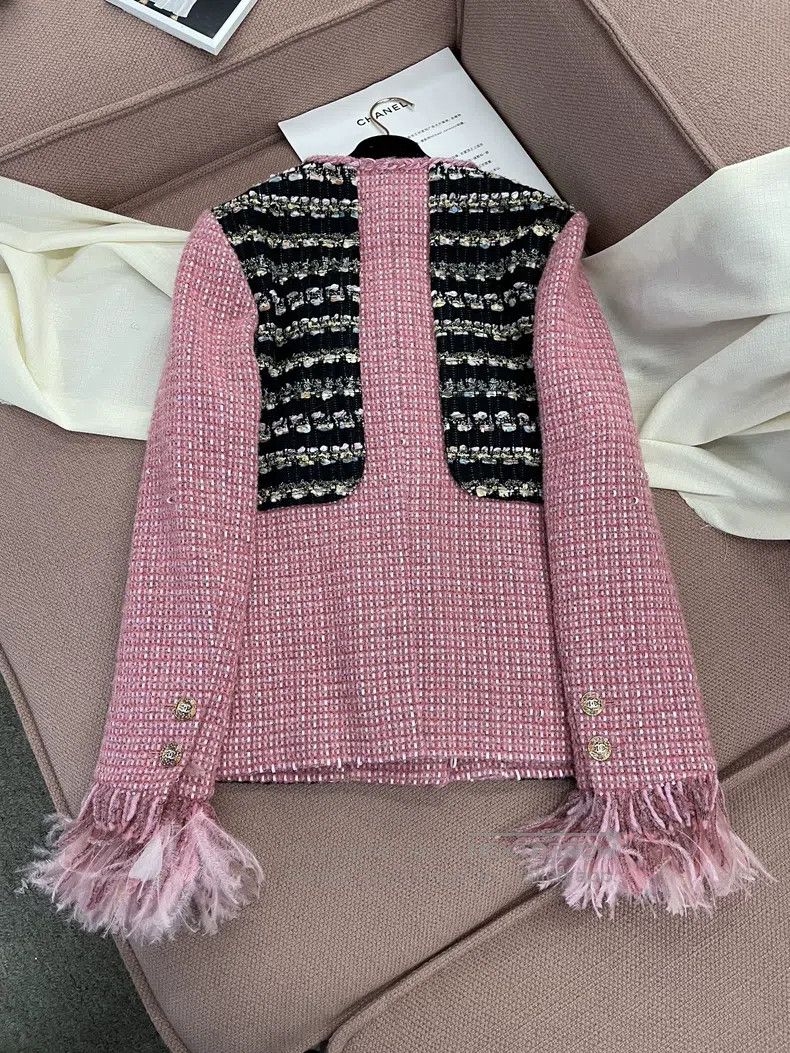 Chanel Chanel 22A high-end handicraft workshop pink mixed colour Size XS / US 0-2 / IT 36-38 - 5 Thumbnail
