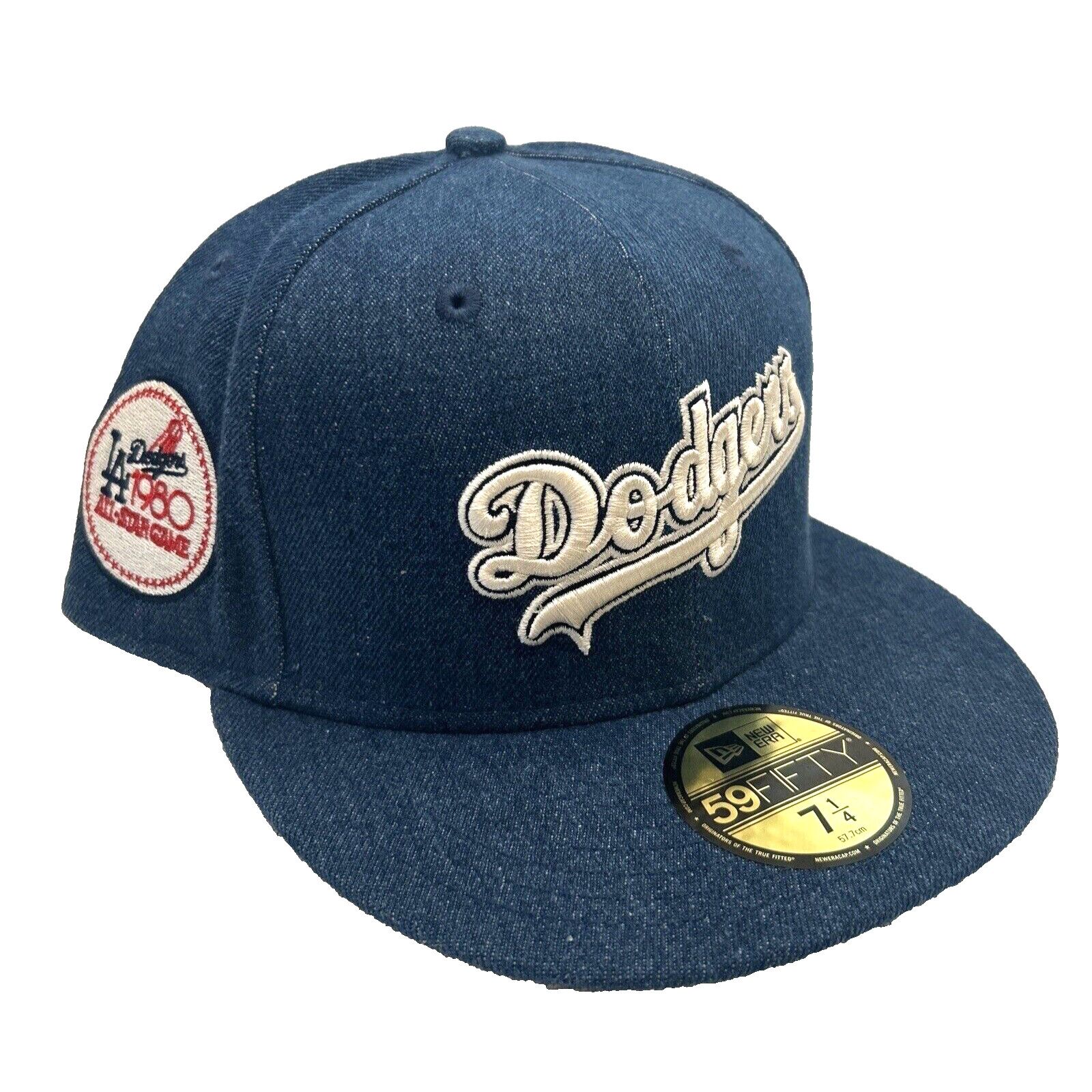 New Era Los Angeles Dodgers Denim '80 All Star New Era 7 1/2 MLB Hat Size ONE SIZE - 2 Thumbnail