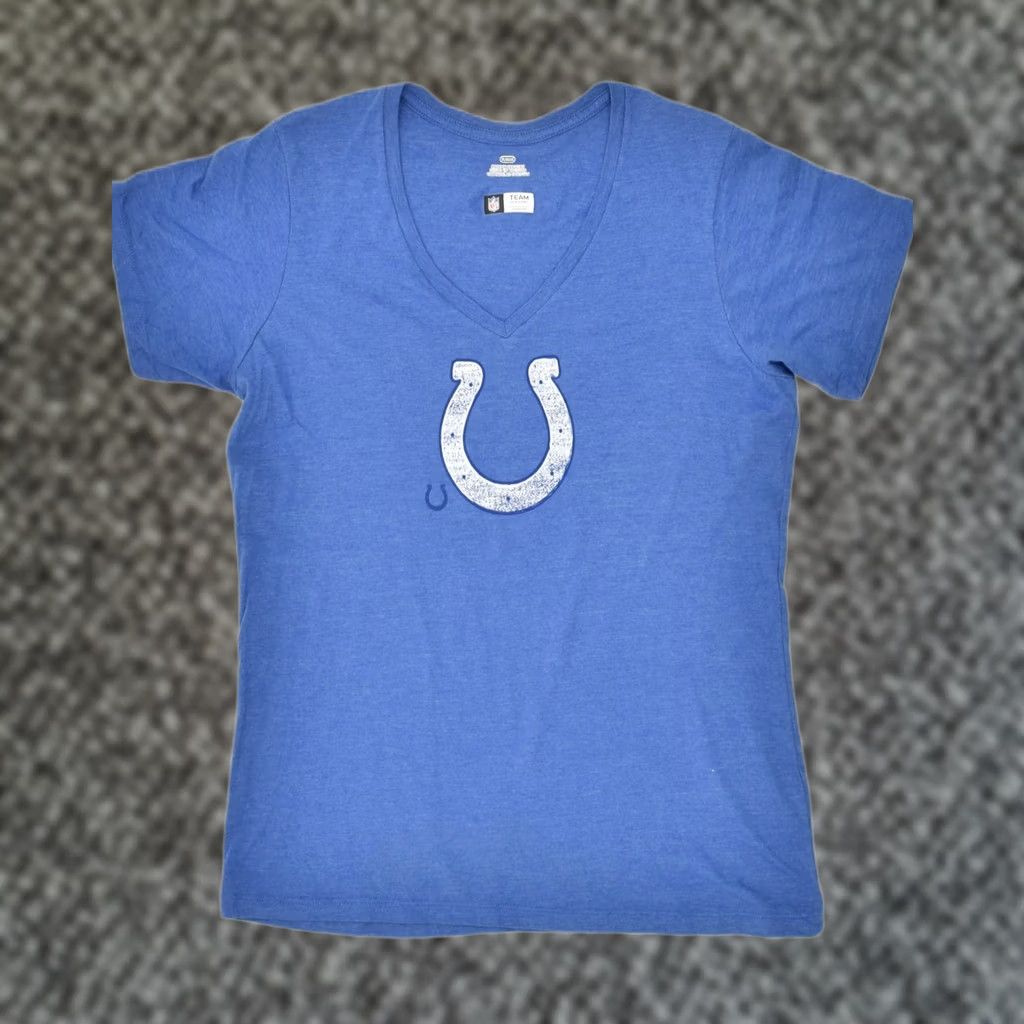 NFL NFL Womens Graphic T-Shirt Top Blue 2XL Cotton Size XXL / US 16-18 / IT 52-54 - 1 Thumbnail