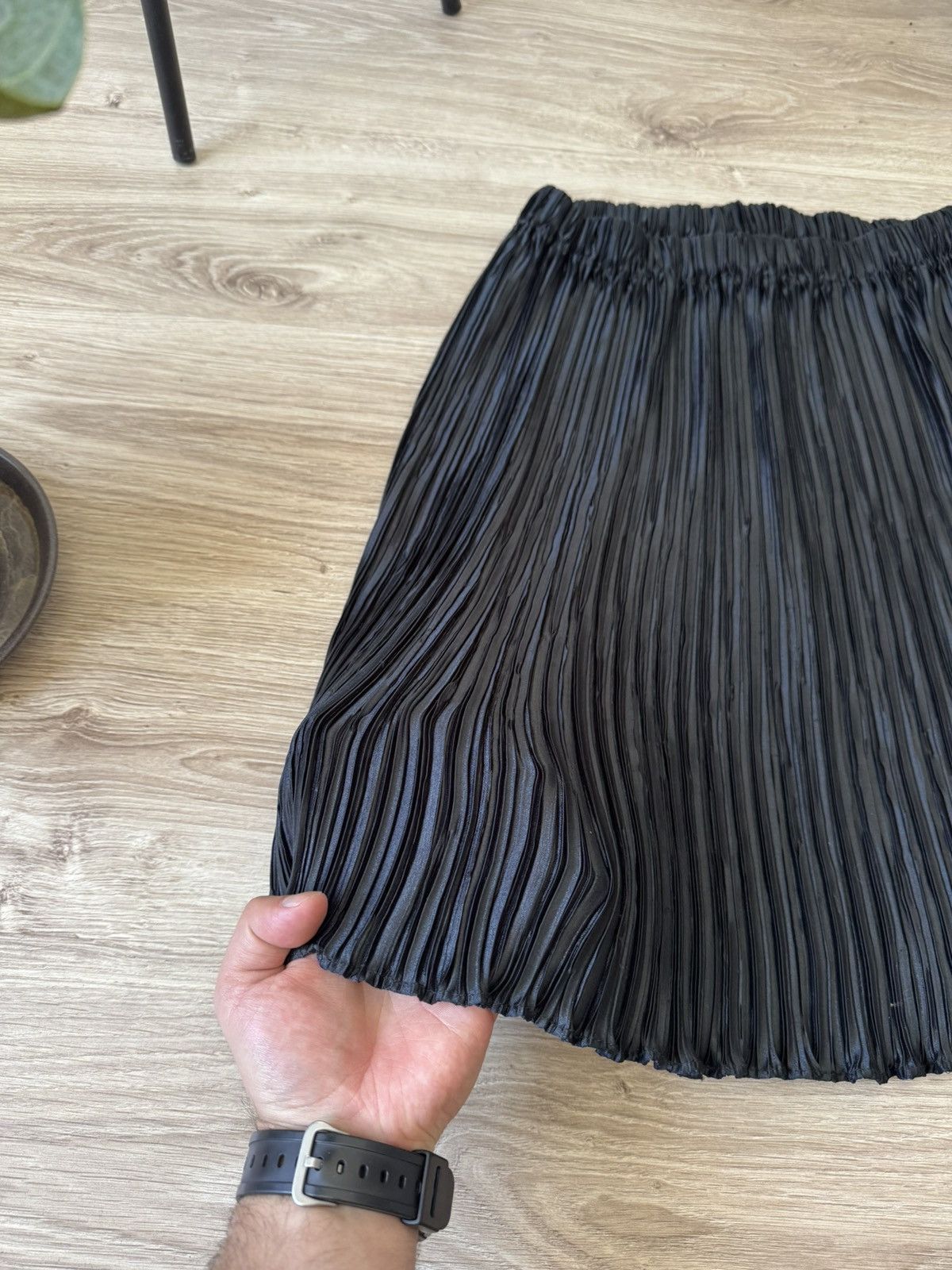 Other Vintage Y2K George F Couture Issey Miyake Style Midi Skirt Size 30" / US 8 / IT 44 - 4 Thumbnail