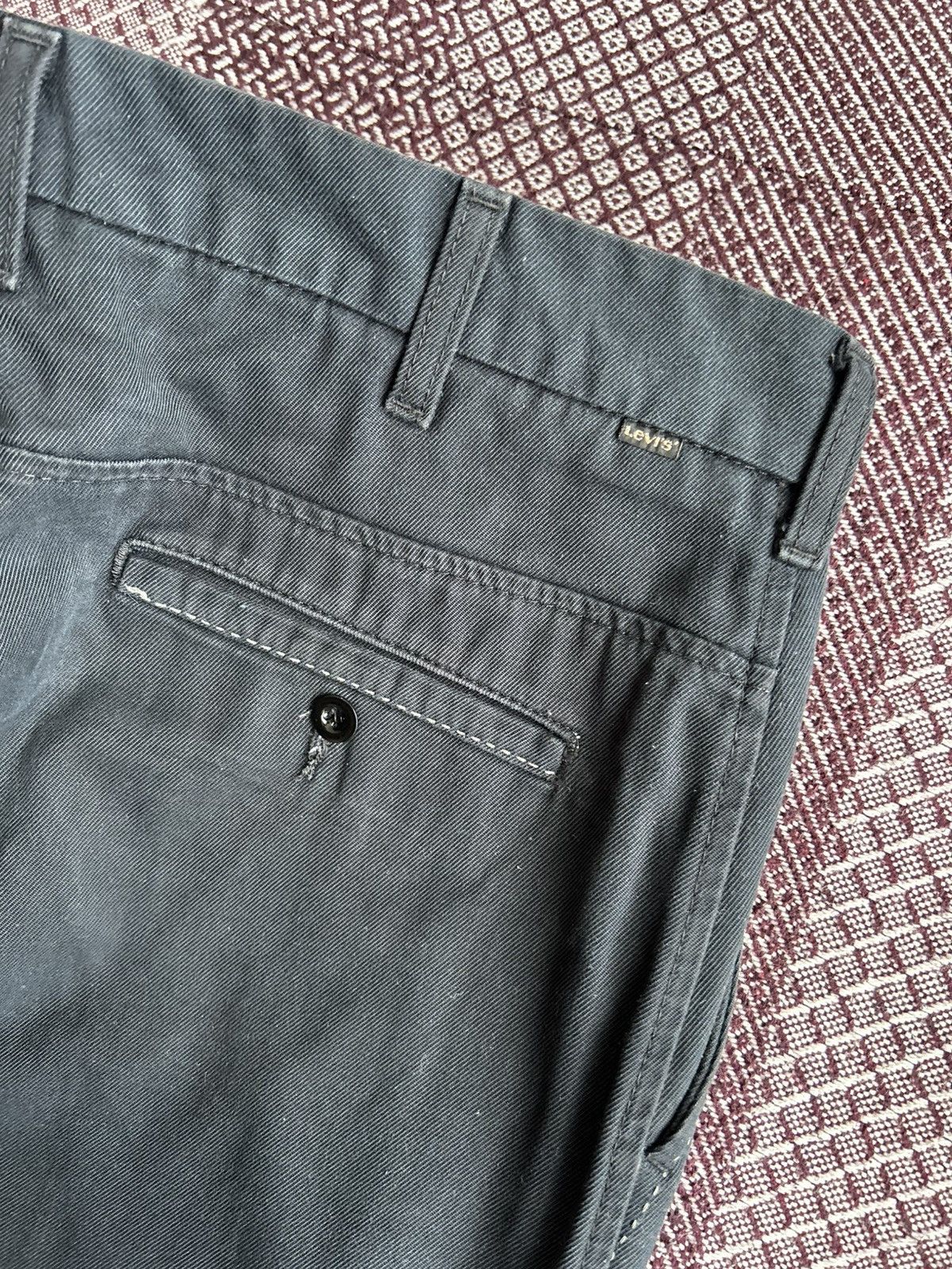 Levi's Vintage 90s Levis Sta-Prest Denim Jeans Solid Style Size W34 Size US 34 / EU 50 - 4 Thumbnail