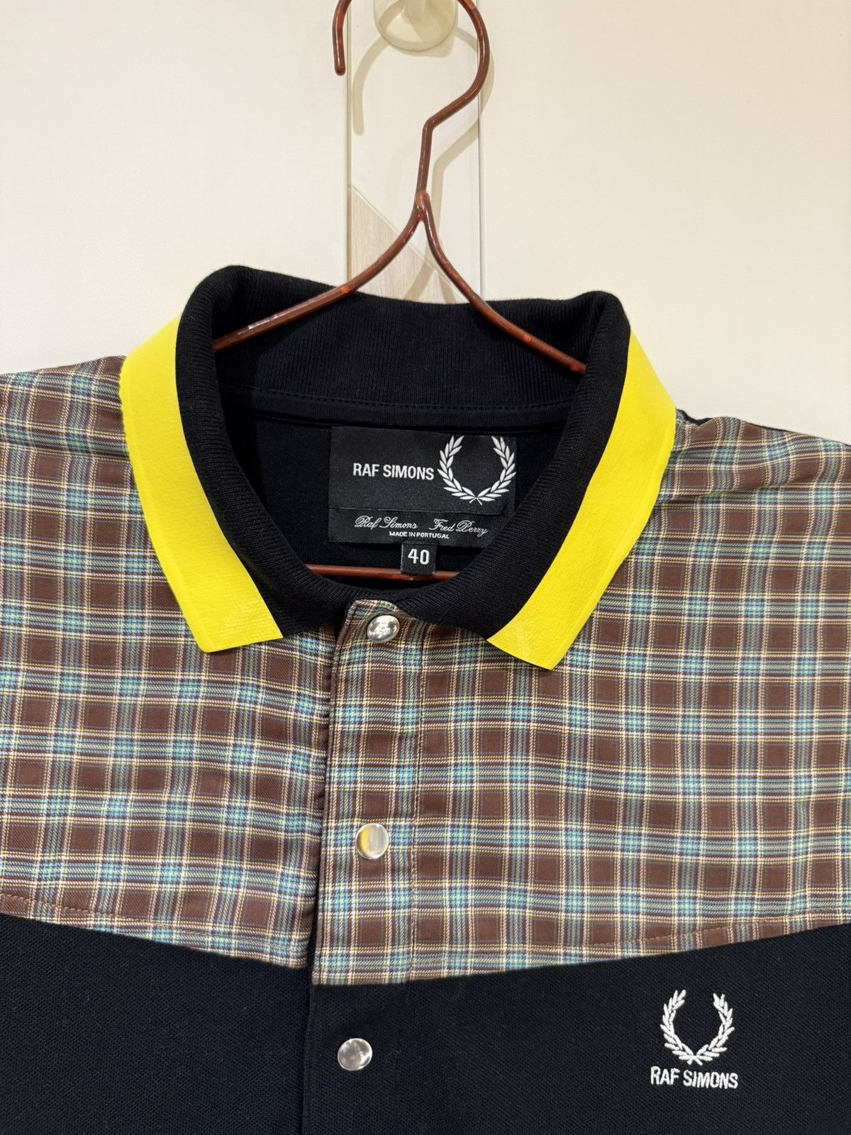 Fred Perry × Raf Simons oversized pique shirt Size US L / EU 52-54 / 3 - 2 Thumbnail