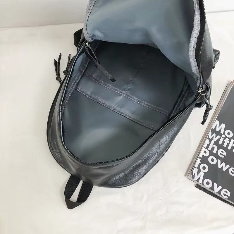 Leather Soft Leather Backpack Size ONE SIZE - 13 Thumbnail