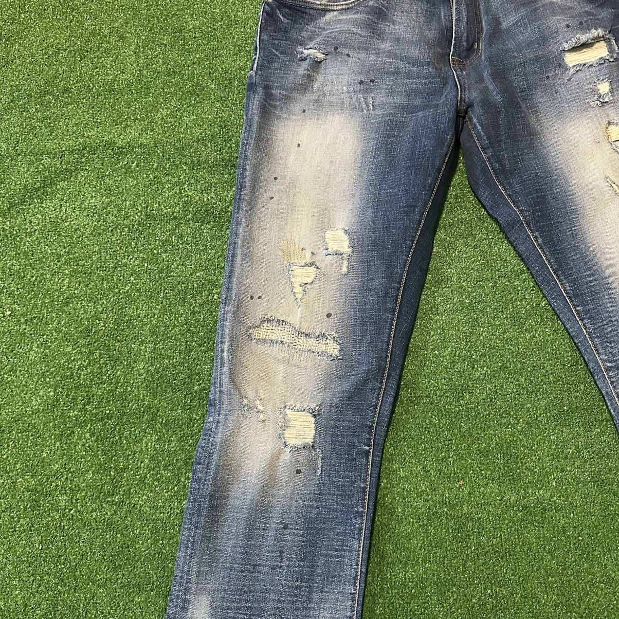 Other Stone Refinery Slim Straight The Clyde Distressed Jeans Size US 33 - 2 Thumbnail