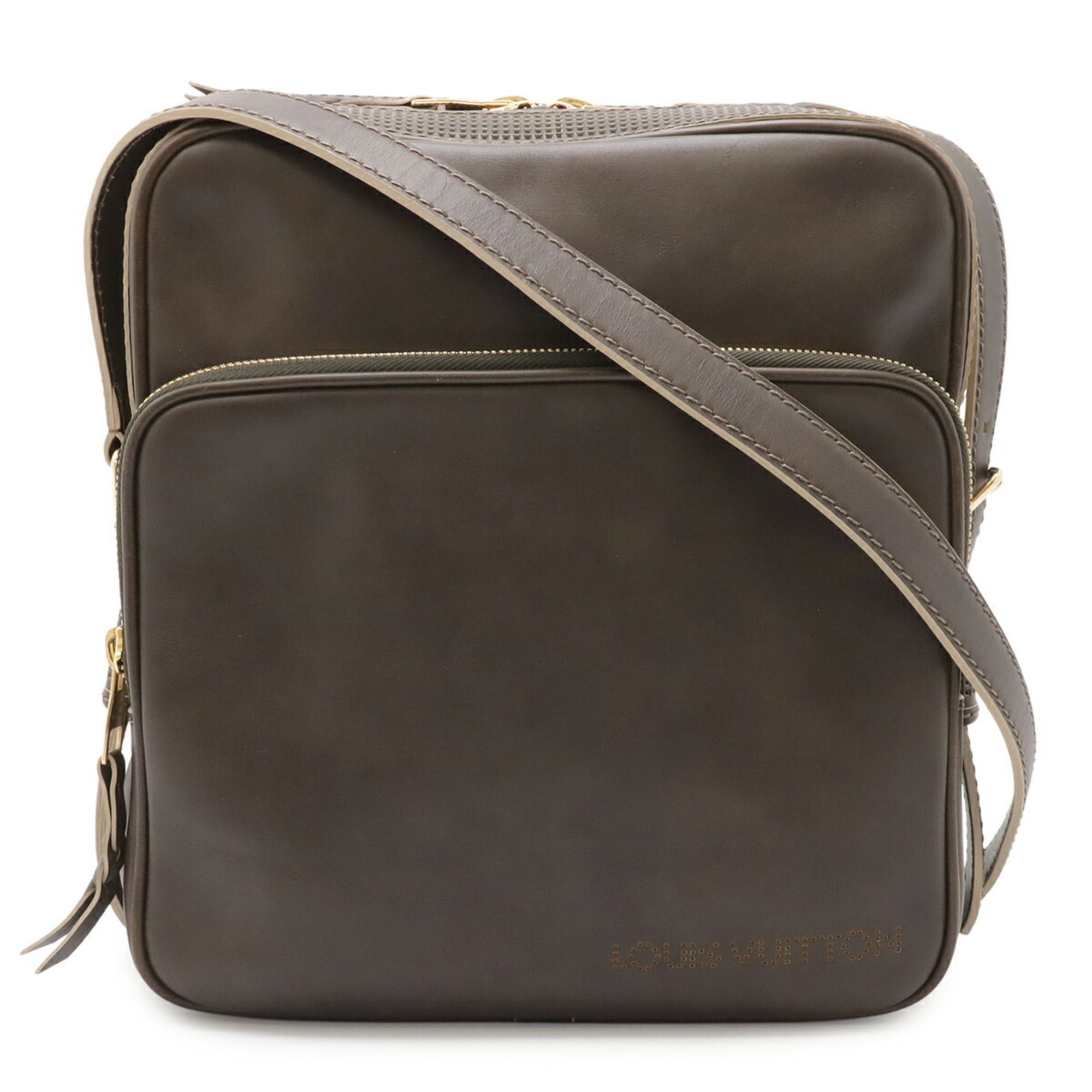 Louis Vuitton Louis Vuitton Cuir Vecchia Trotteur GM Shoulder Bag Leather Brown M95322 Size ONE SIZE - 1 Thumbnail