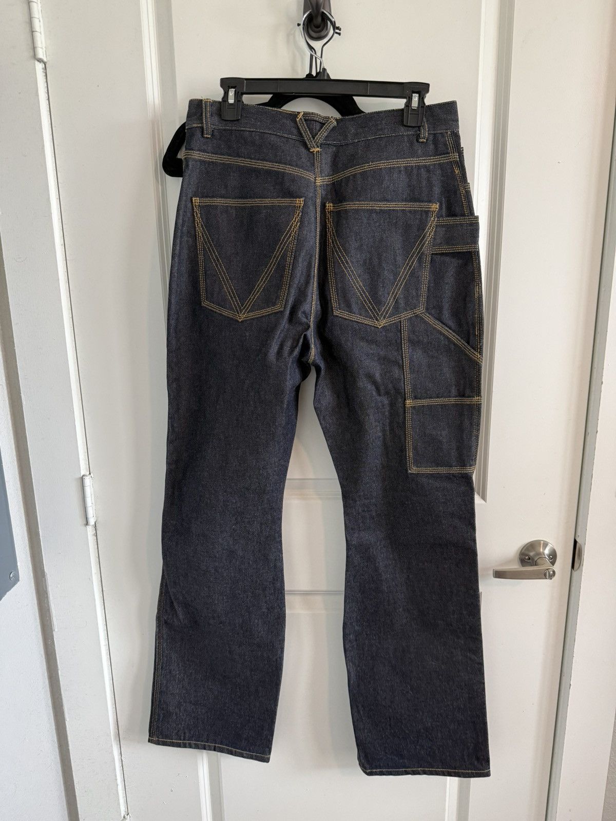 Bottega Veneta Bottega Veneta Pre-Fall 2020 Raw Carpenter Denim *Altered* Size US 32 / EU 48 - 2 Thumbnail