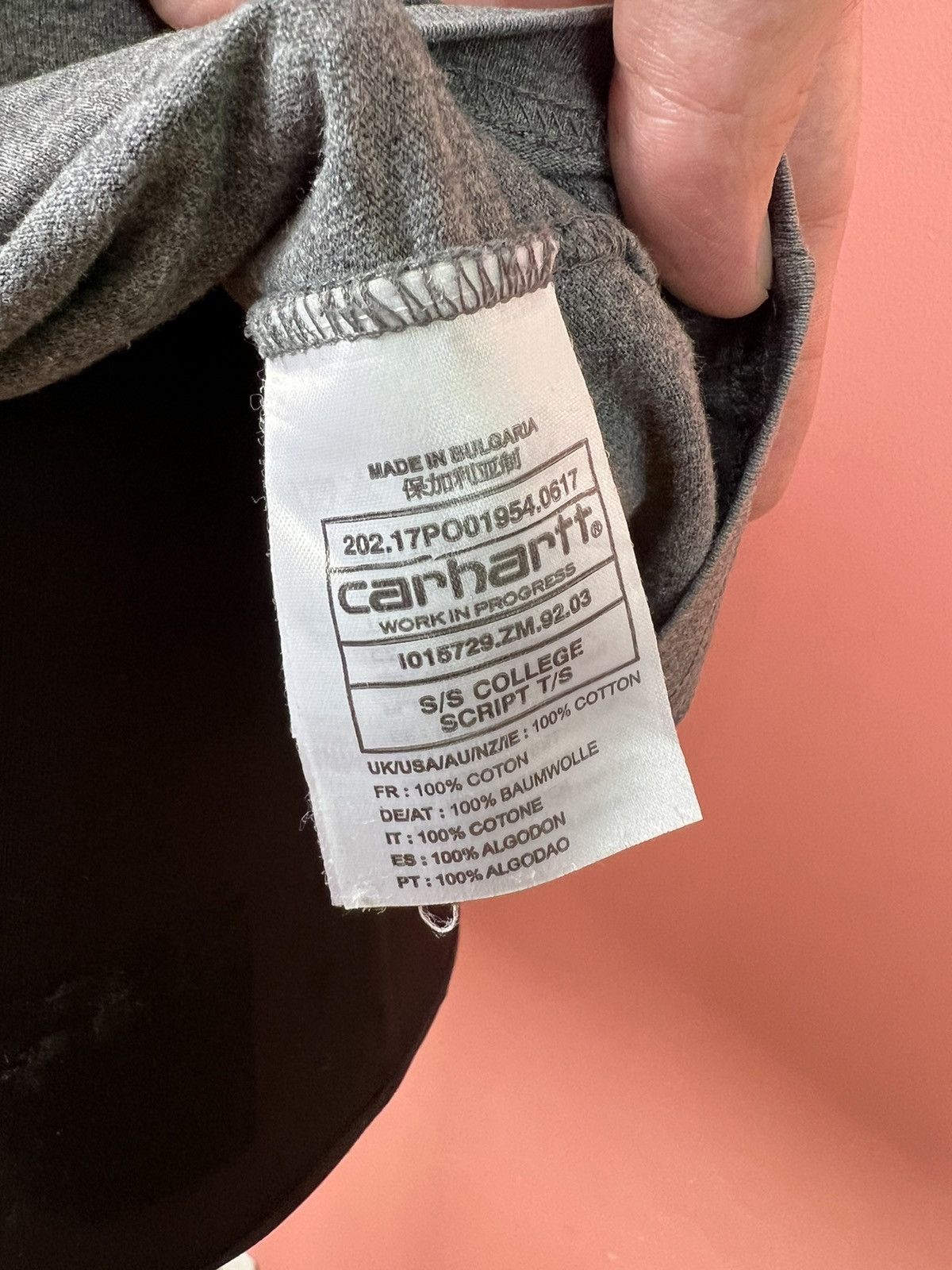 Carhartt Carhartt tee shirt mini logo streetwear vintage Size US L / EU 52-54 / 3 - 6 Thumbnail