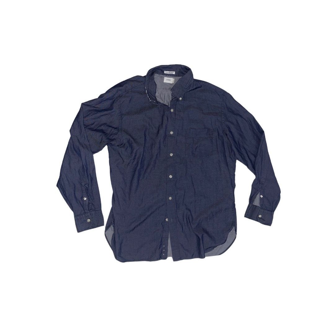 J.Crew J. Crew Mens Blue button down long sleeve Shirt Large Preppy Size US L / EU 52-54 / 3 - 1 Thumbnail