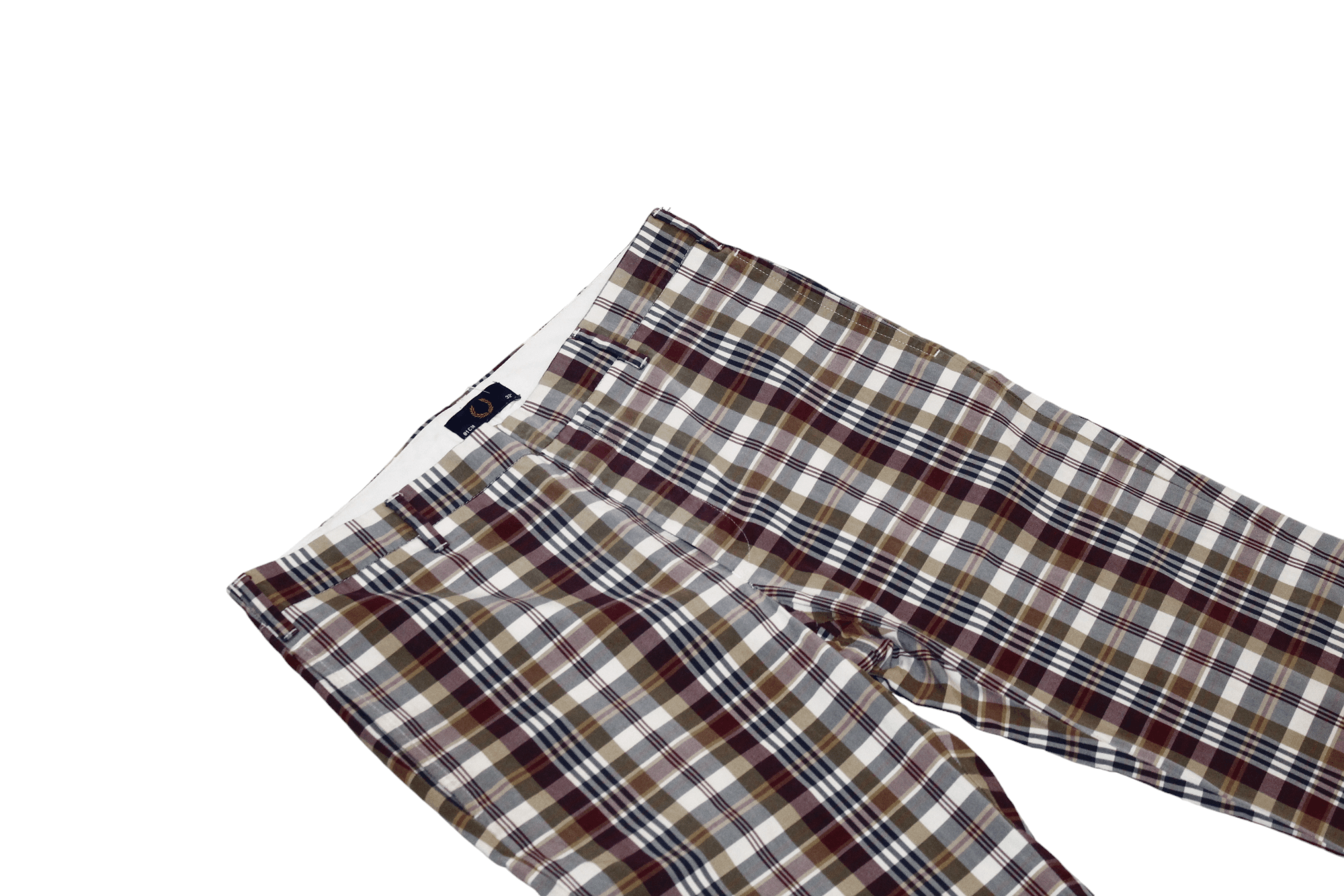Fred Perry VTG Fred Perry Tartan Double-check Cotton Casual Pants Size US 32 / EU 48 - 3 Thumbnail