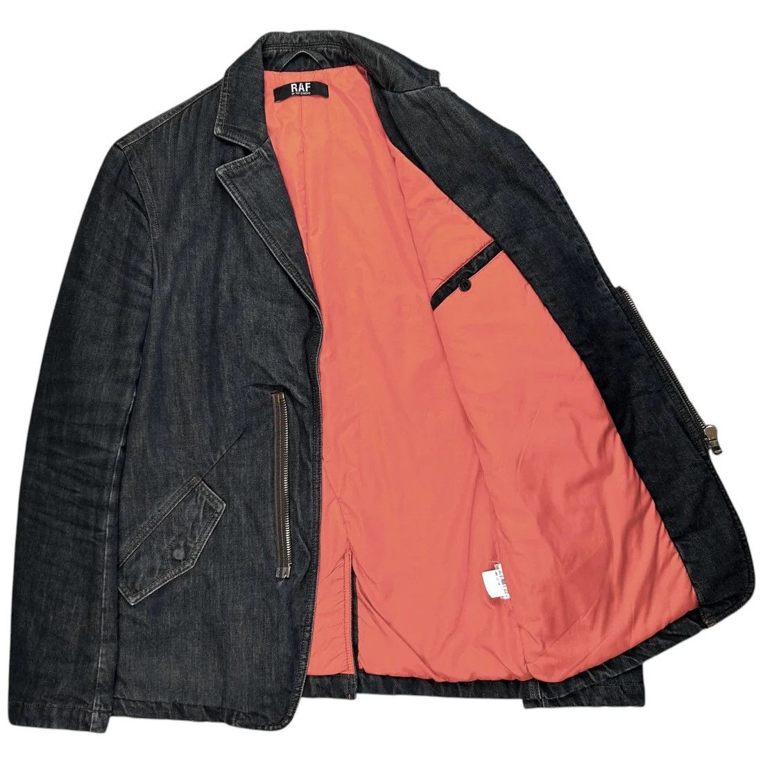 Raf Simons RAF by Raf Simons Padded Cargo Denim Blazer Size US M / EU 48-50 / 2 - 7 Thumbnail
