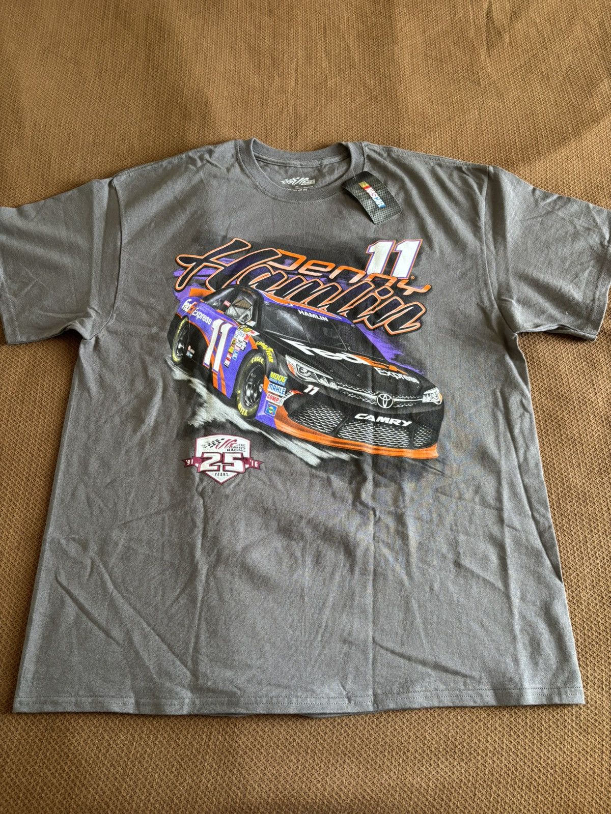 Vintage NASCAR Joe Gibbs Racing #11 Denny Hamlin Size US XL / EU 56 / 4 - 1 Thumbnail