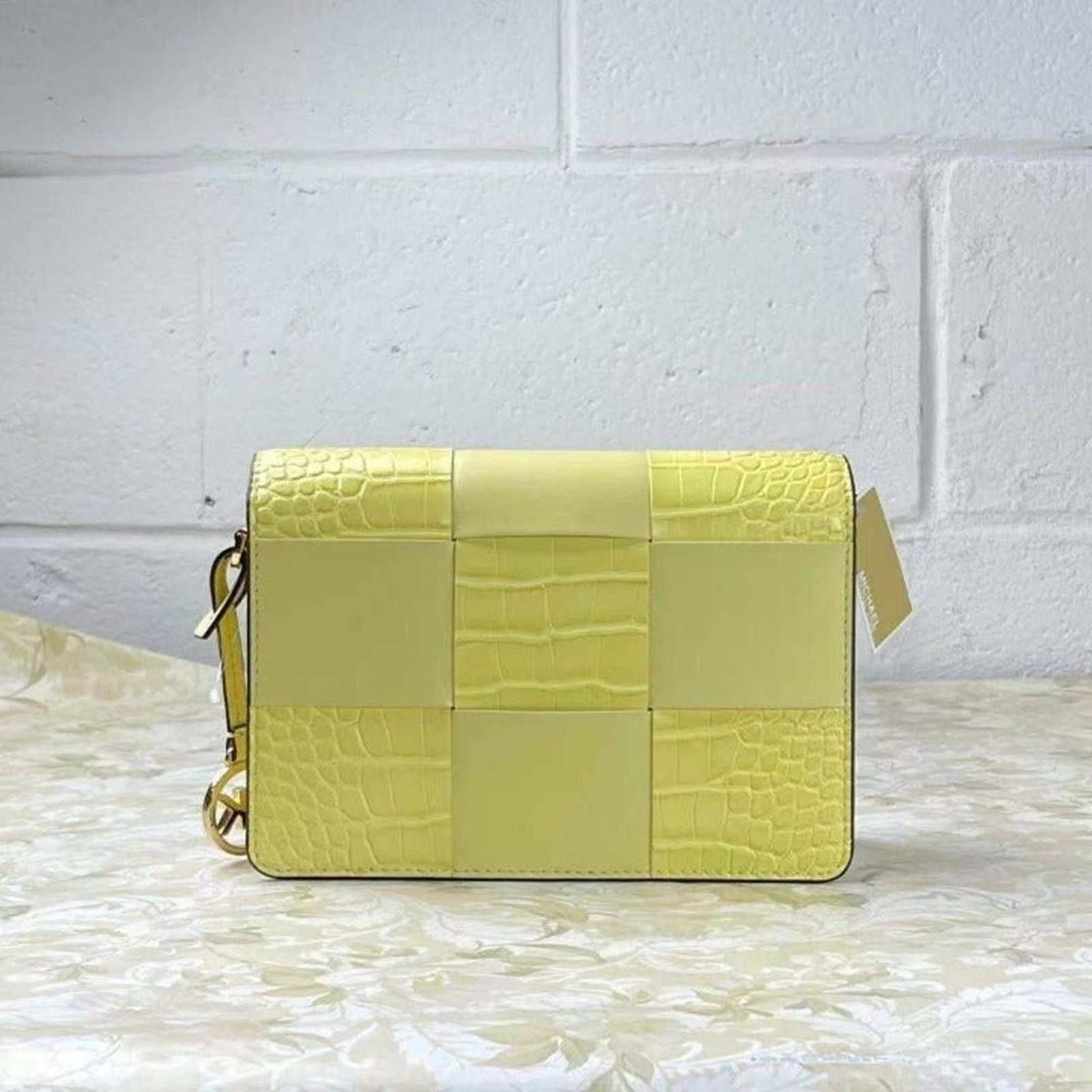 Michael Kors MICHAEL KORS 35T1GM9C1E MERCER SMALL CROCODILE EMBOSSED Size ONE SIZE - 4 Thumbnail