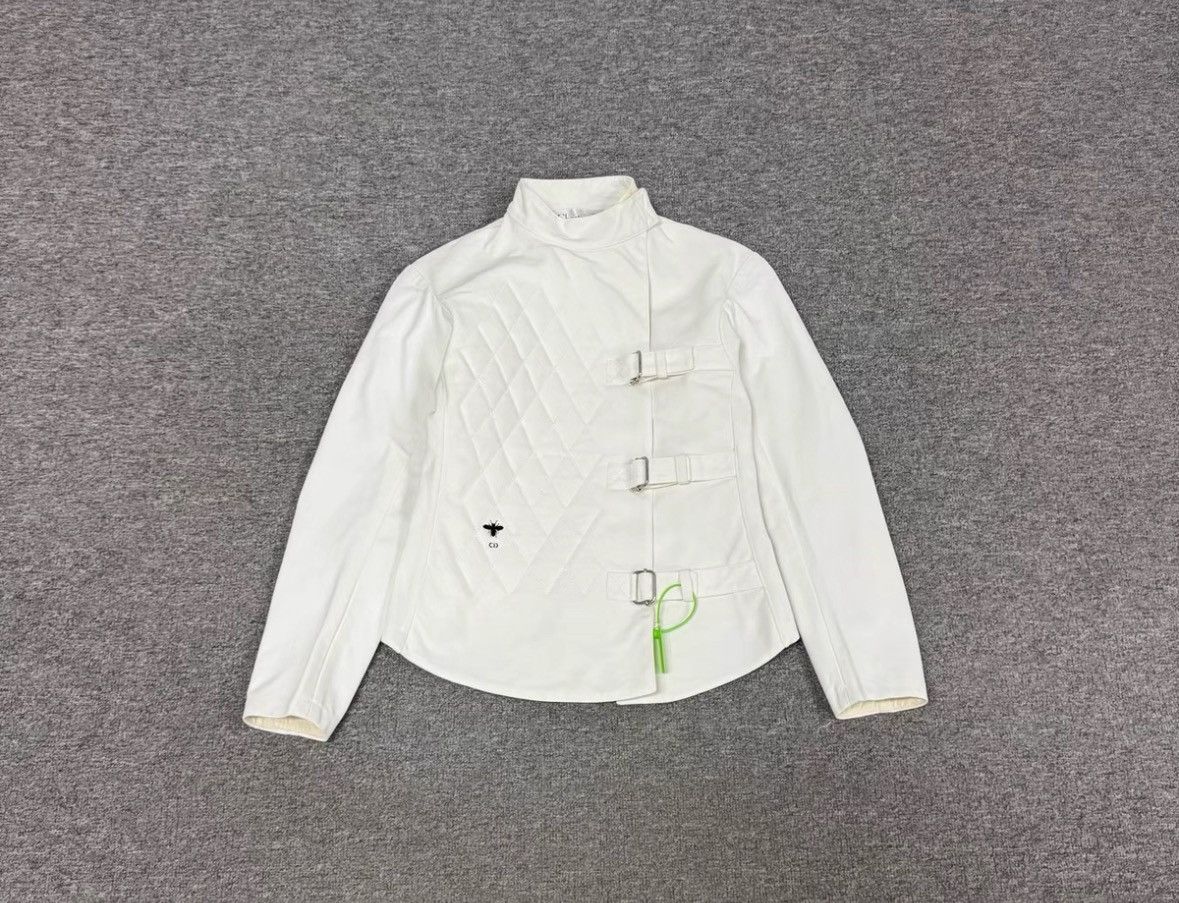 Dior Dior White little bee embroidered diamond coat Size XS / US 0-2 / IT 36-38 - 1 Thumbnail