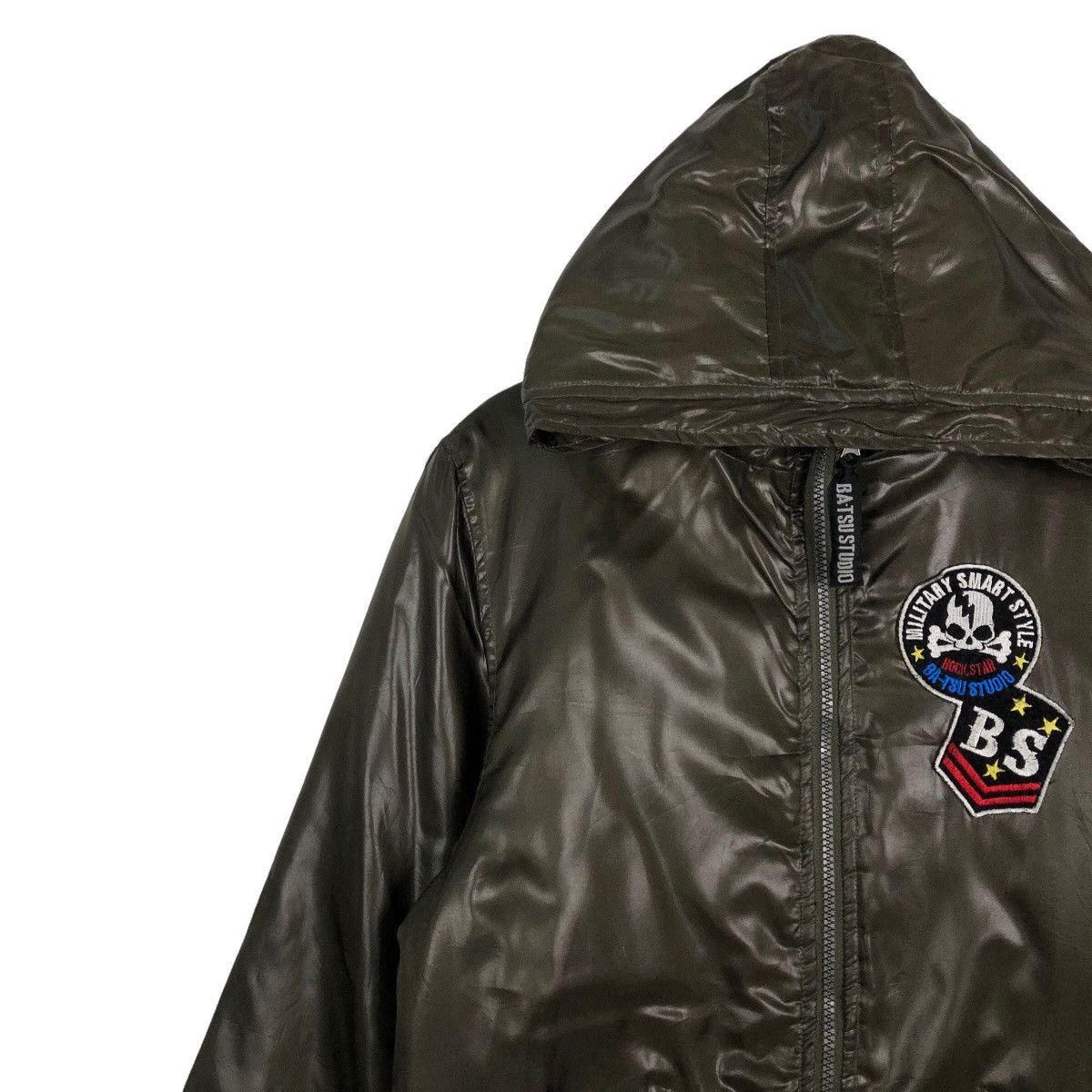 Japanese Brand 🔥Light Nylon Puffer Jacket Ba-tsu Studio Japan Made Size US M / EU 48-50 / 2 - 6 Thumbnail
