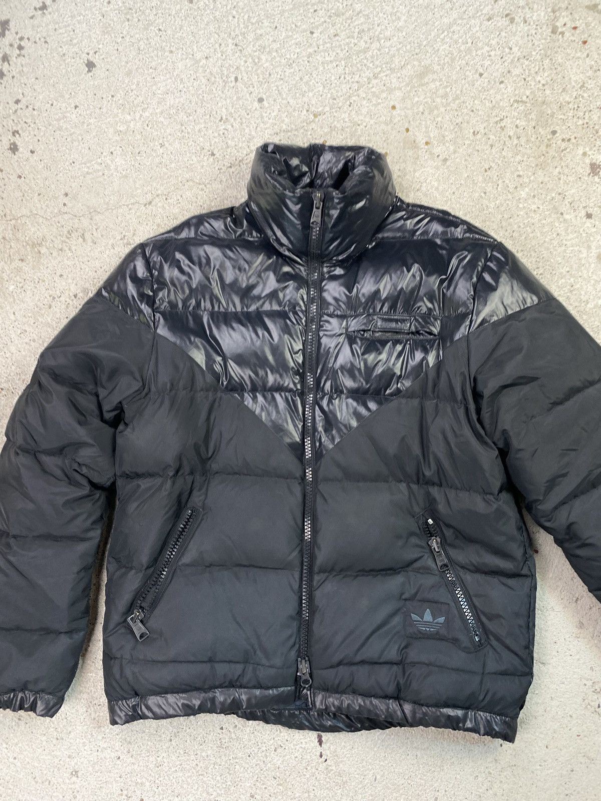 Adidas Adidas vintage puffer down jacket black 90s y2k Size US L / EU 52-54 / 3 - 5 Thumbnail