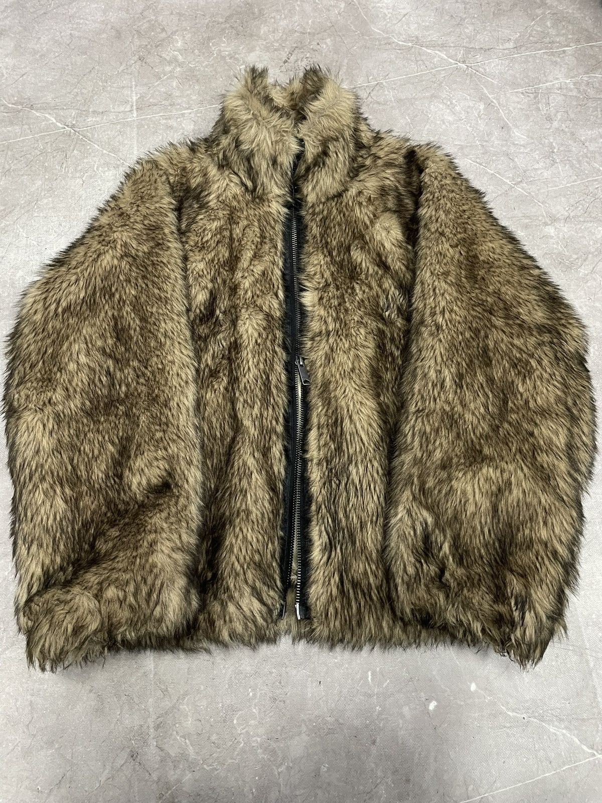 If Six Was Nine Faux Fur Jacket Vintage 90s Style if six was nine style Size M / US 6-8 / IT 42-44 - 2 Thumbnail
