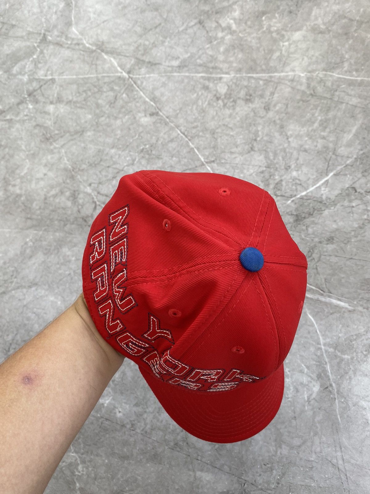 Reebok Vintage Reebok NHL New York NY Rangers Nylon Cap Hockey Y2K Size ONE SIZE - 6 Thumbnail