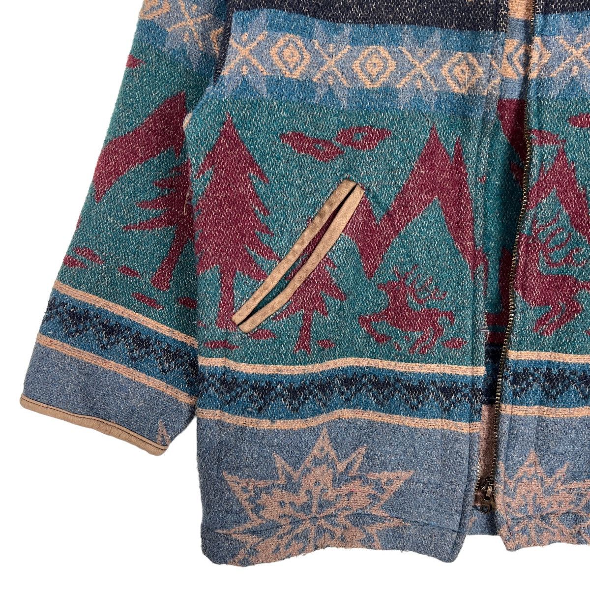 L.L. Bean 🔥 VINTAGE LL BEAN WOOL MOUNTAIN SKI MOTIVE Size US S / EU 44-46 / 1 - 5 Thumbnail