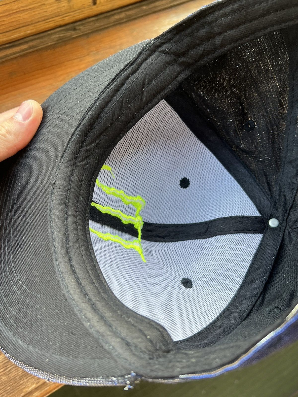 Vintage Vintage Y2K Affliction Style Monster Energy Reflective Cap Size ONE SIZE - 15 Thumbnail