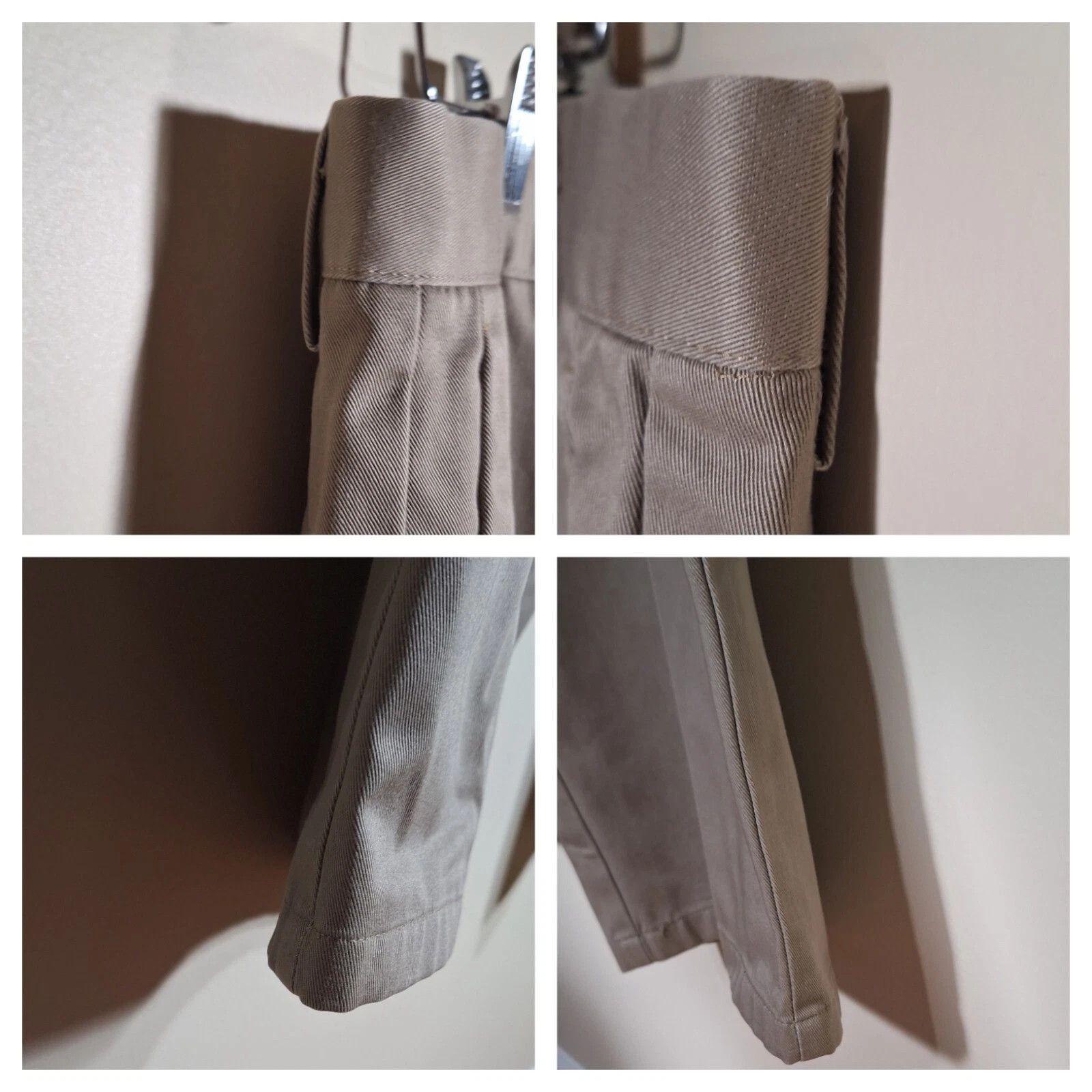 Dockers Dockers Straight Fit Khaki Pants Mens 38x34 Beige Flat Front Size US 38 / EU 54 - 5 Thumbnail